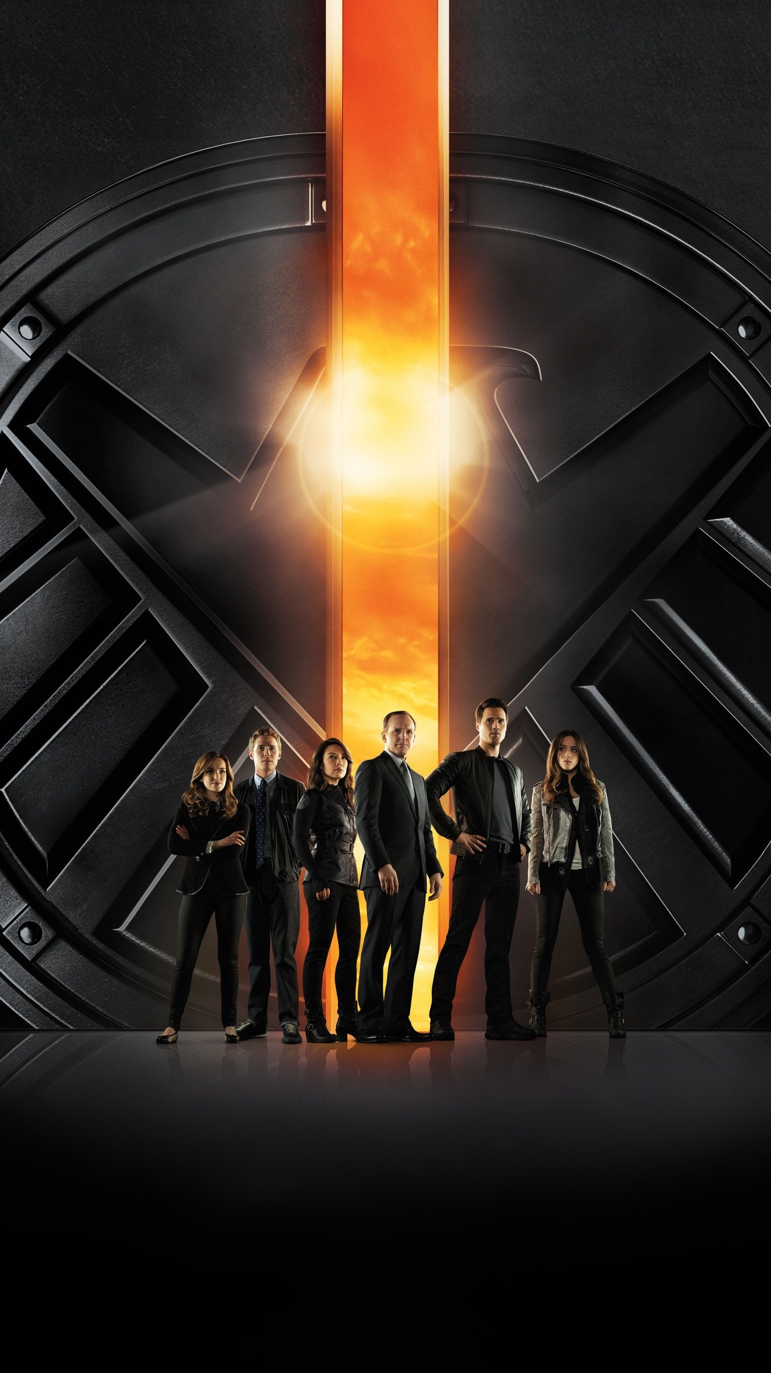 Marvel's agents, Phone wallpaper, Moviemania, Shield logo, 1540x2740 HD Phone