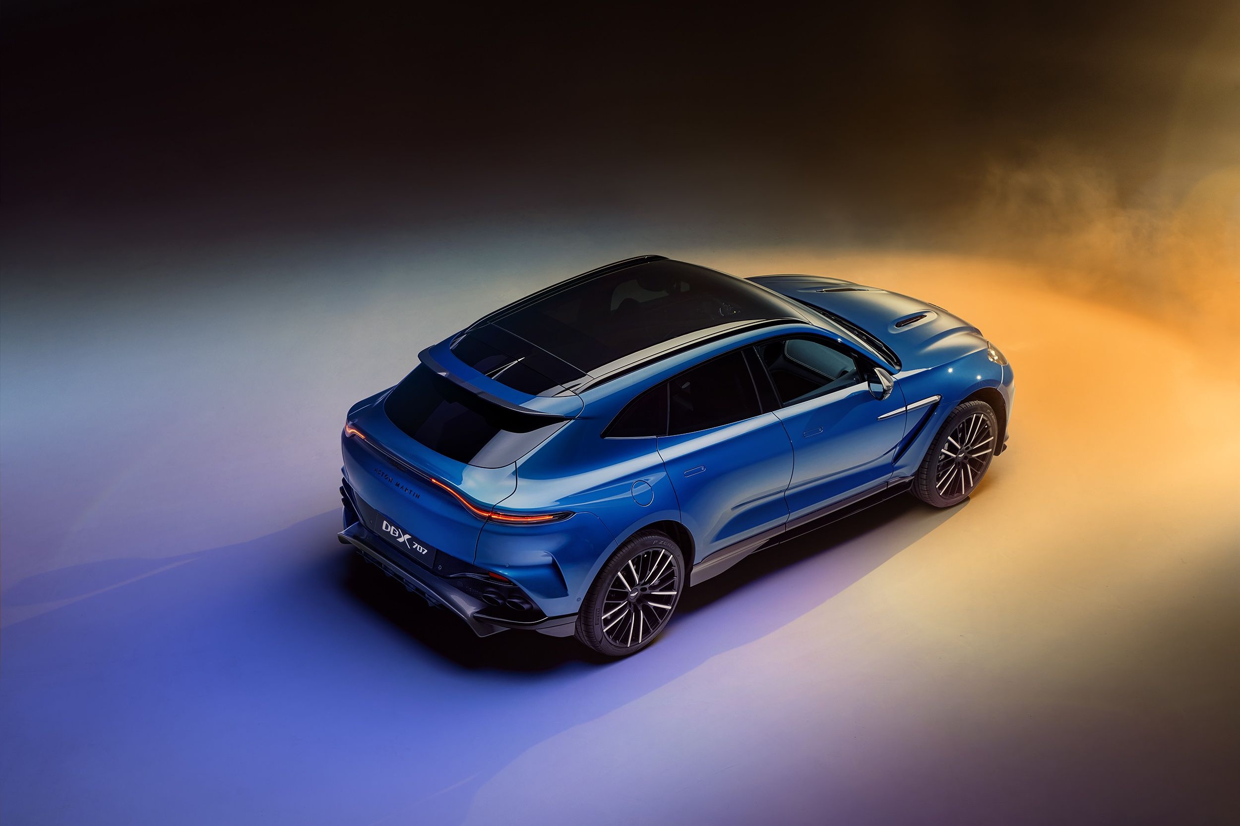 Top View, Aston Martin DBX707 Wallpaper, 2500x1670 HD Desktop