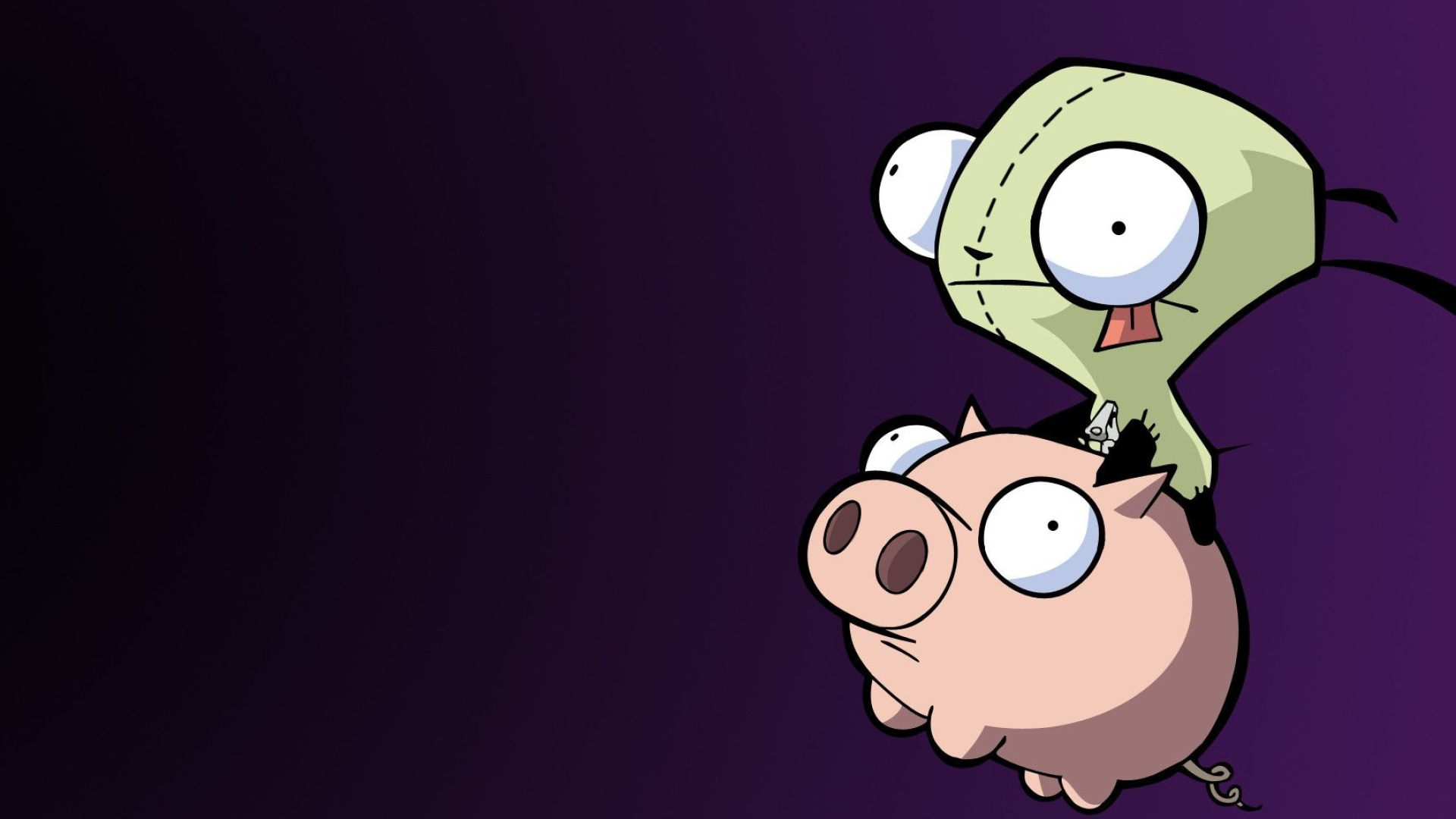 Invader ZIM, GIR, Cartoon wallpapers, Quirky animation, 1920x1080 Full HD Desktop