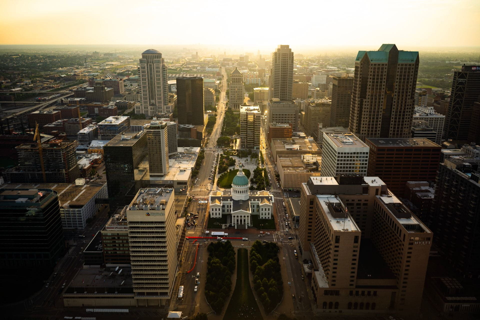 St. Louis Skyline, Sustainable community, Washington University, Urban development, 1920x1280 HD Desktop