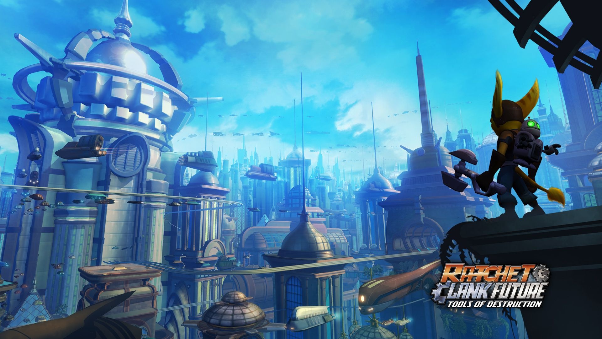 Platform game, Ratchet & Clank, Wallpapers, Backgrounds, 1920x1080 Full HD Desktop