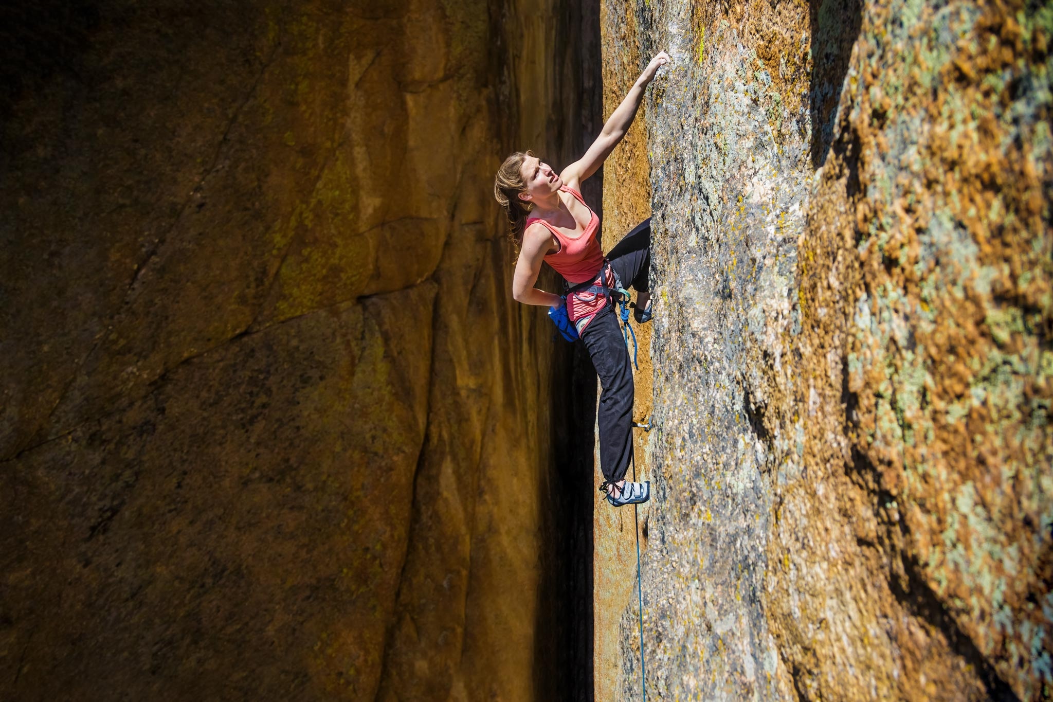 Outdoor rock climbing, Natural rock formations, Adventurous challenge, Physical fitness, 2050x1370 HD Desktop