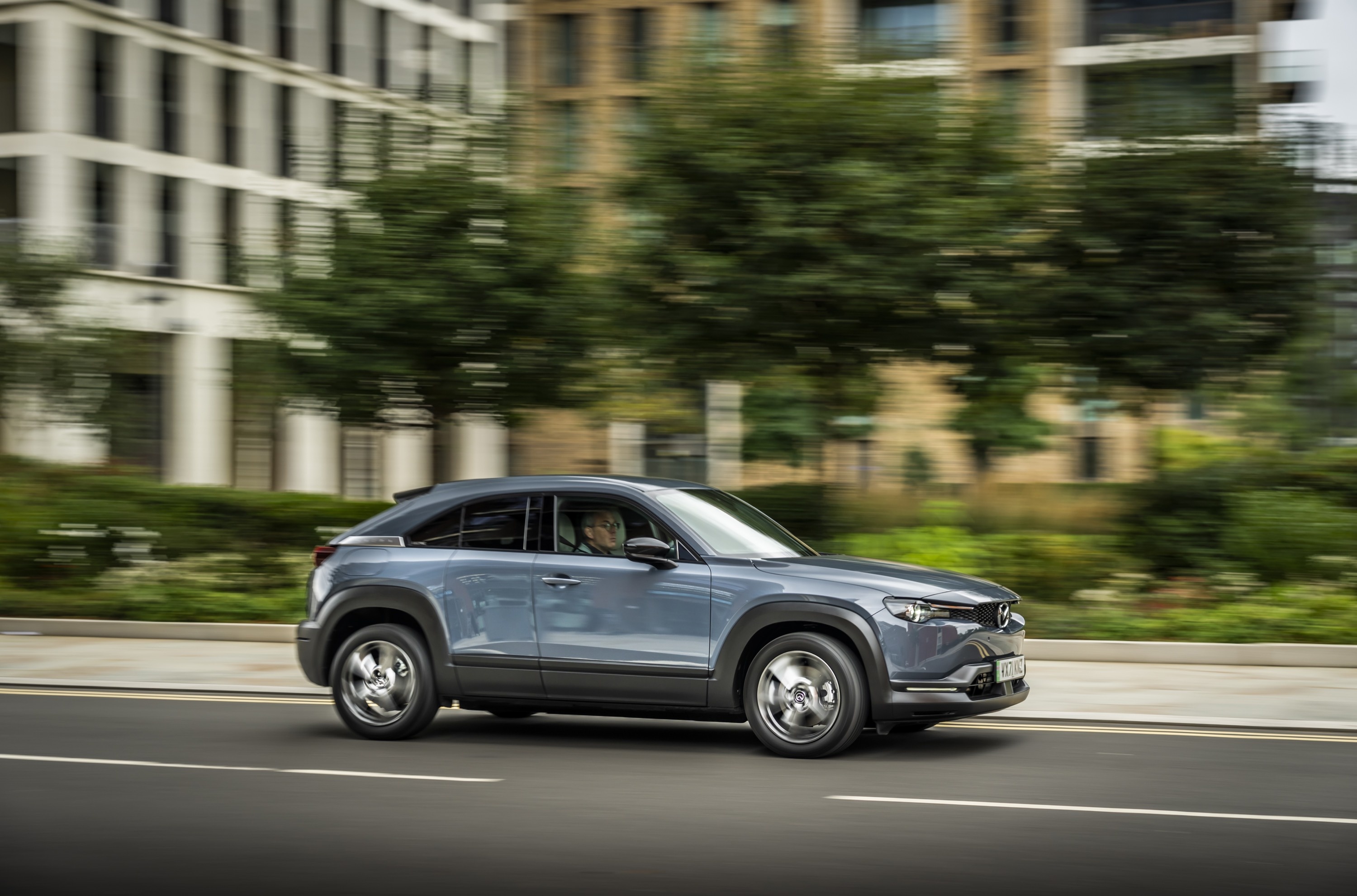 Mazda MX-30, Electric revolution, Stylish crossover, Sustainable future, 3000x1990 HD Desktop