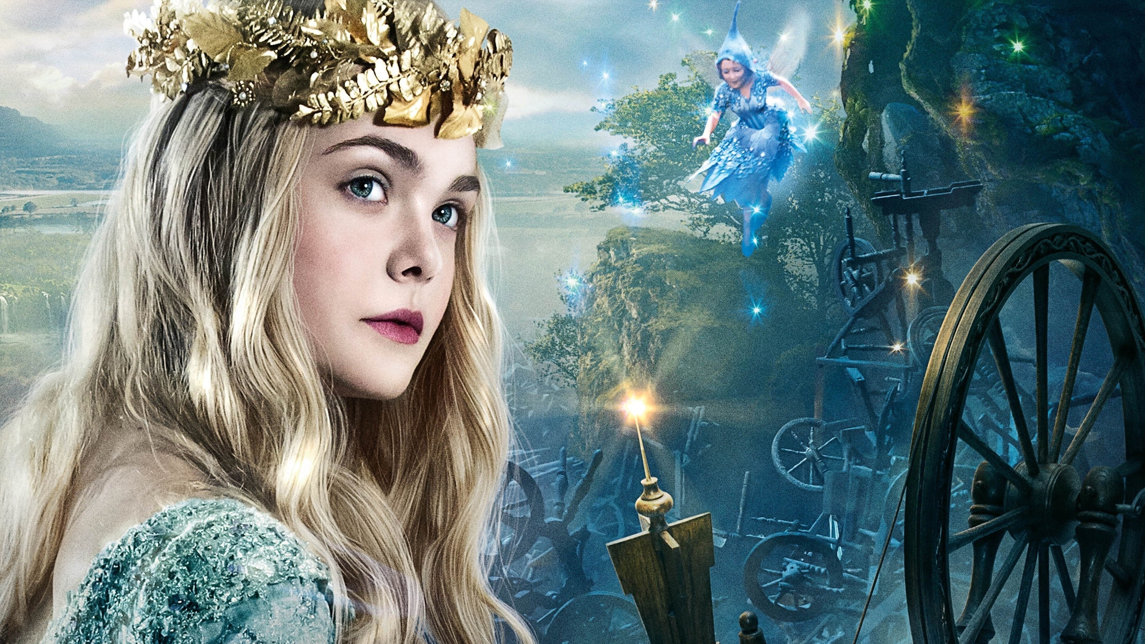 Elle Fanning, 4K Wallpapers, High Quality, Digital Art, 3840x2160 4K Desktop