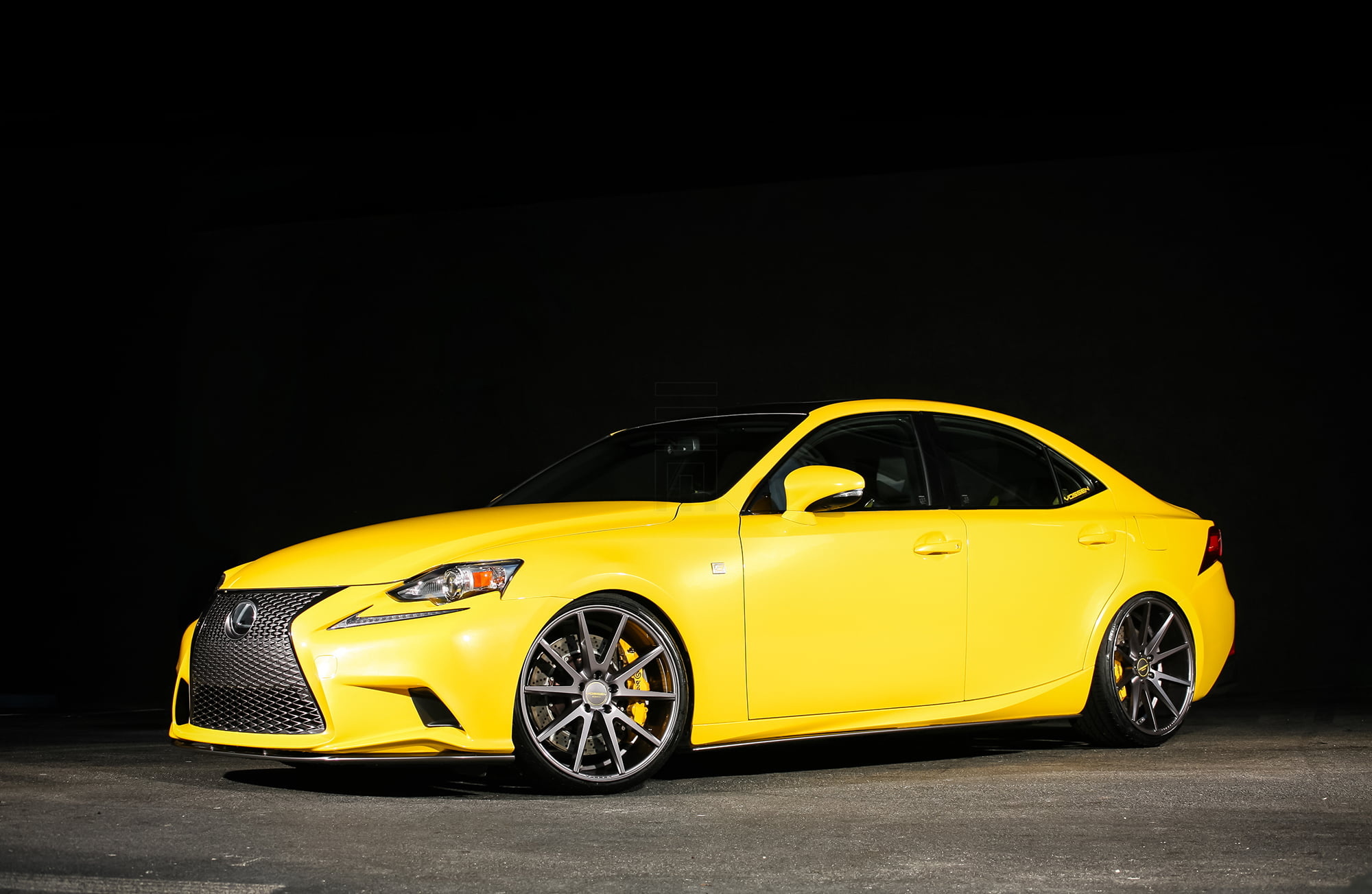 Lexus IS350, Yellow Lexus wallpaper, 2000x1310 HD Desktop