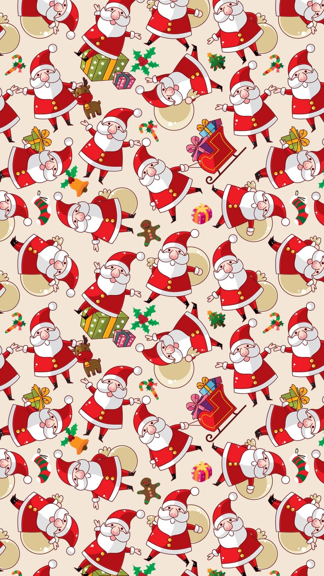 Santa Clauses, Father Christmas Wallpaper, 1080x1920 Full HD Phone