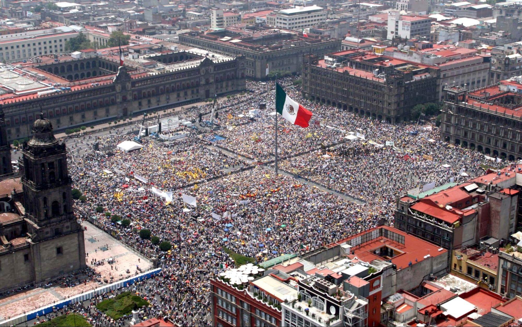 Zocalo (Constitution Square), Global map, International destination, Cultural hub, 2000x1260 HD Desktop