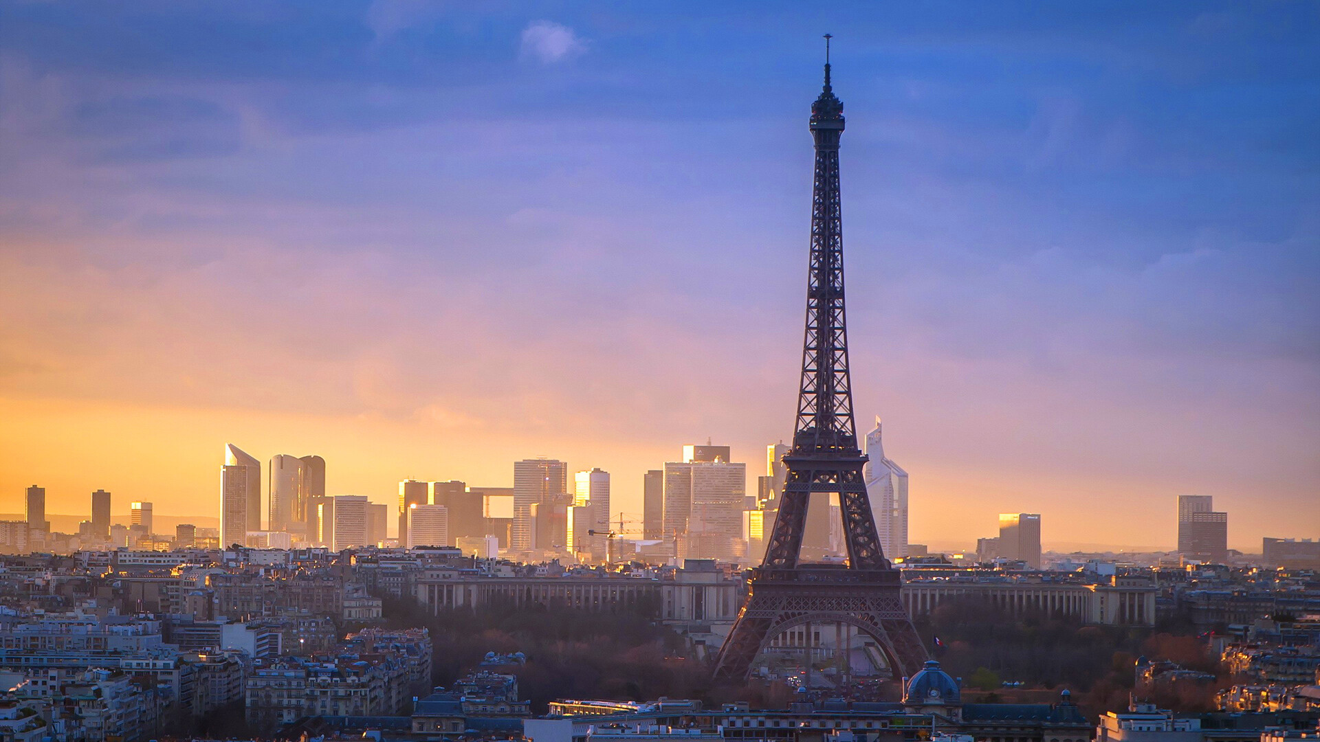 Eiffel Tower, Paris wallpaper, Iconic symbol, Captivating cityscape, 1920x1080 Full HD Desktop