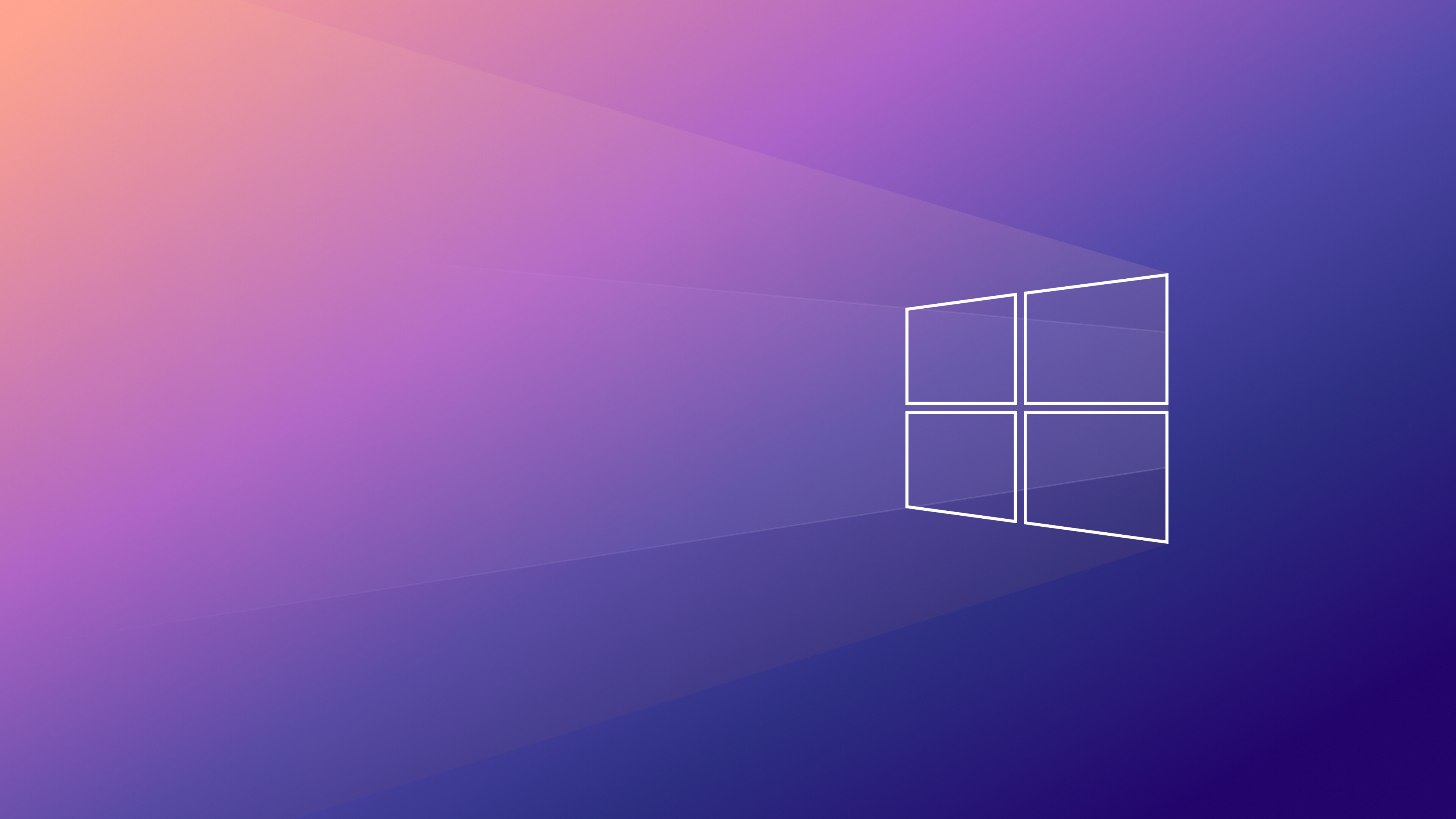 Windows 10 Logo, Violet, Gradient, 4K Desktop Background
