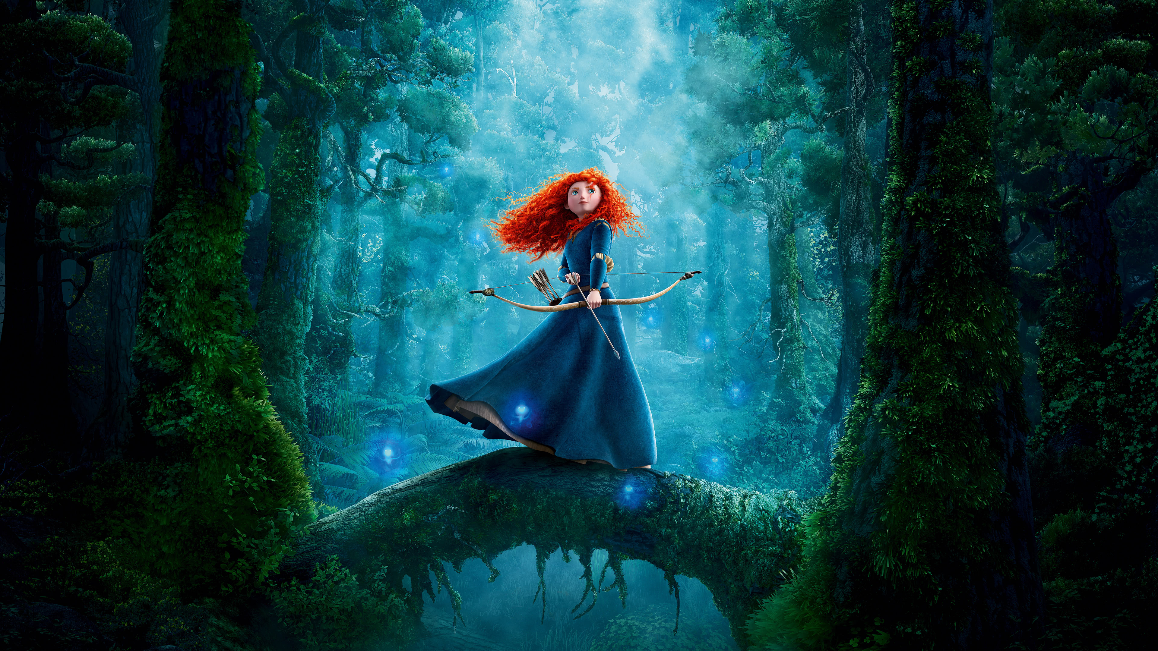 Brave princess Merida, UHD 4K wallpaper, Disney Brave, 3840x2160 4K Desktop