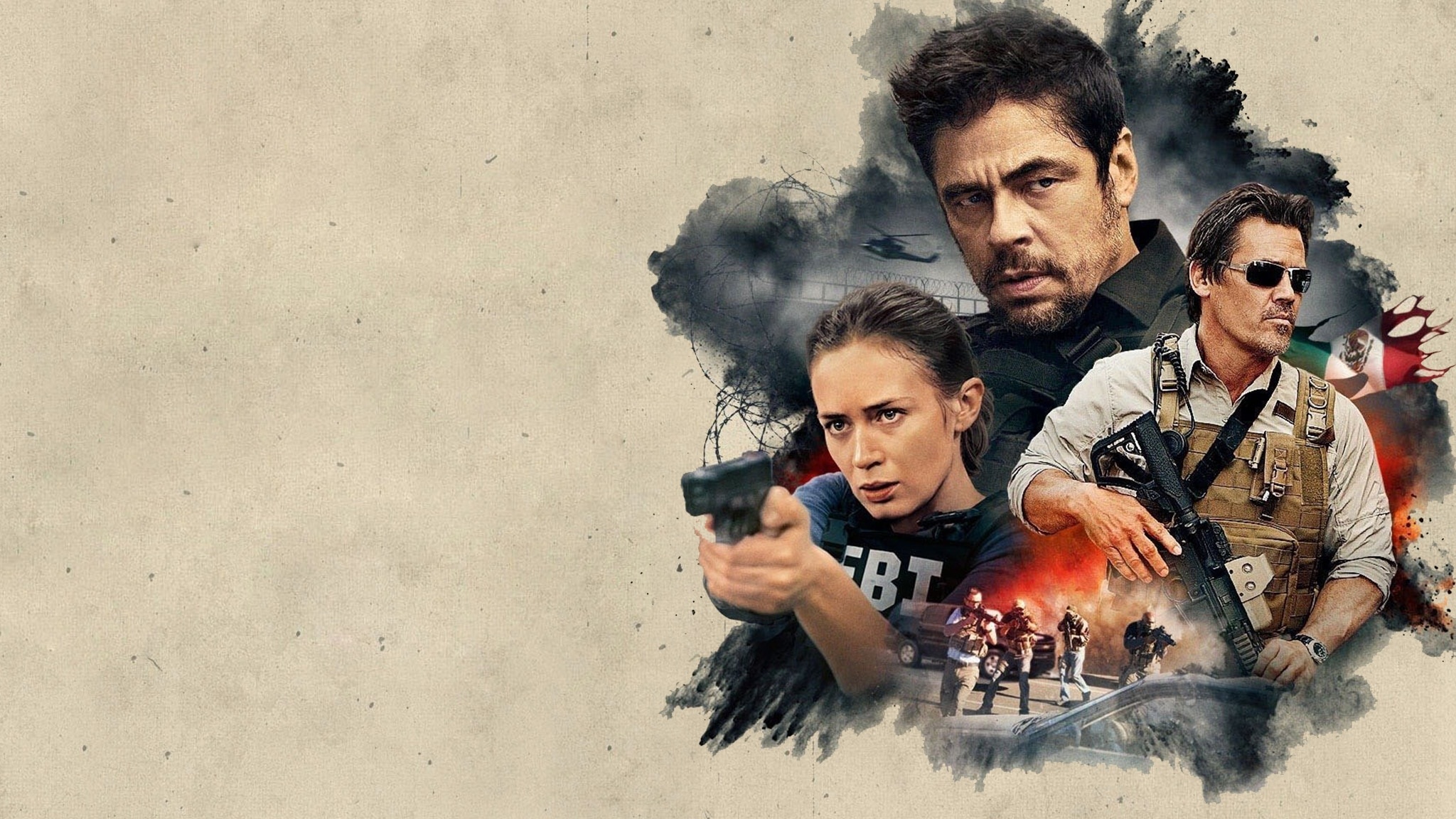 Sicario, Gritty crime thriller, Cartel warfare, Undercover operation, 2050x1160 HD Desktop