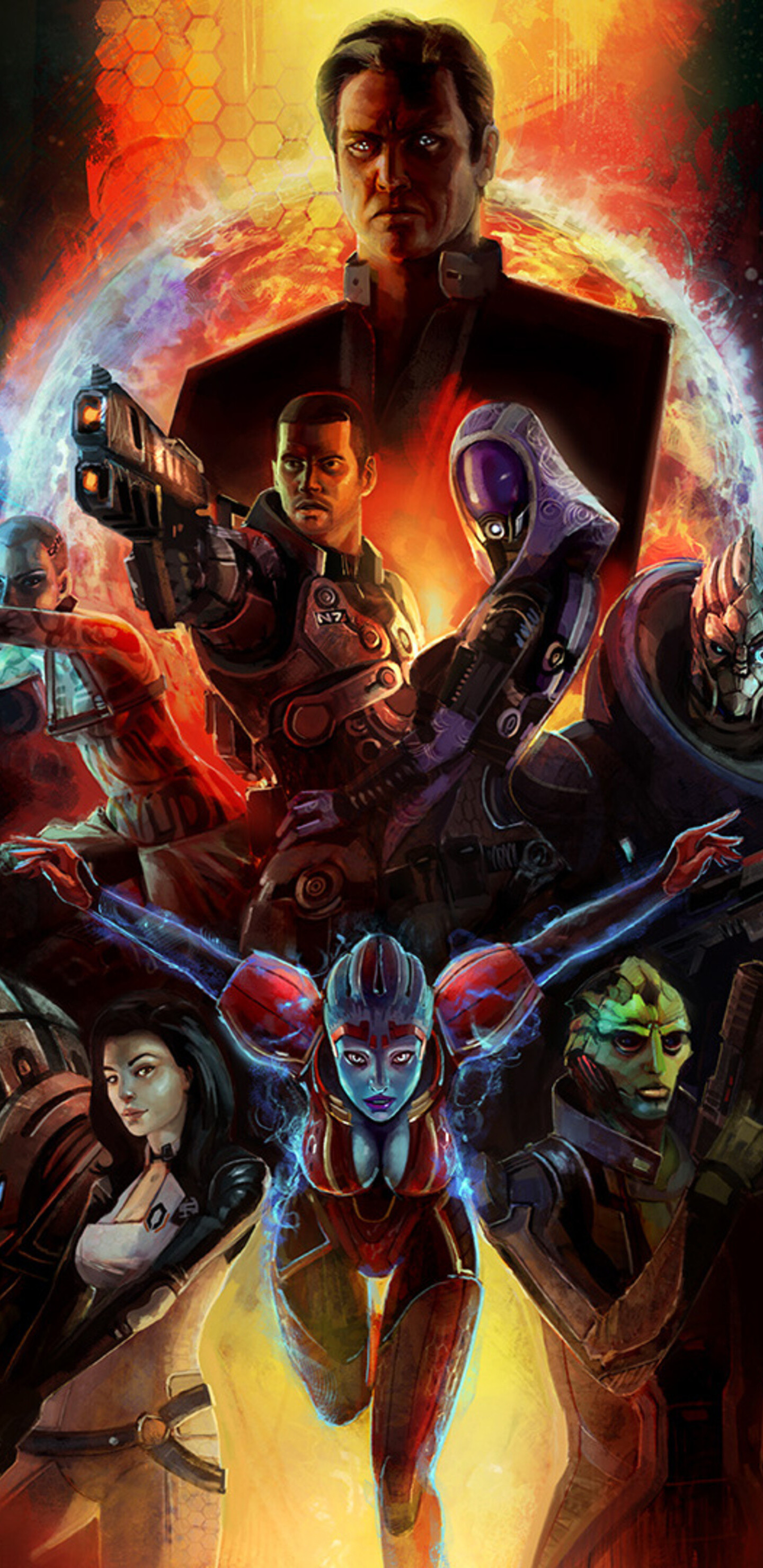 Mass Effect 2 HD, Samsung galaxy note, S9 S8 S8, HD wallpapers, 1440x2960 HD Phone