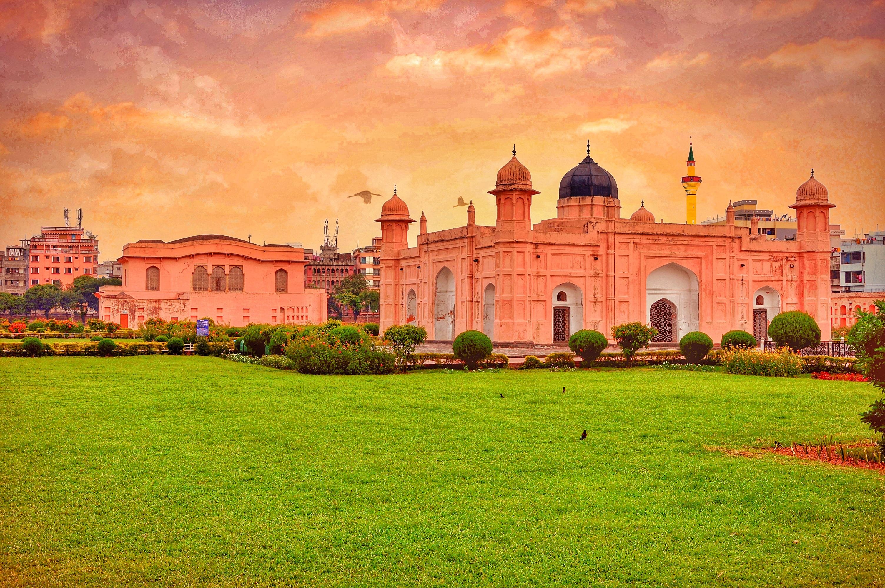 Dhaka, Bangladesh, Lalbagh Fort, Congruent castles, 3010x2000 HD Desktop