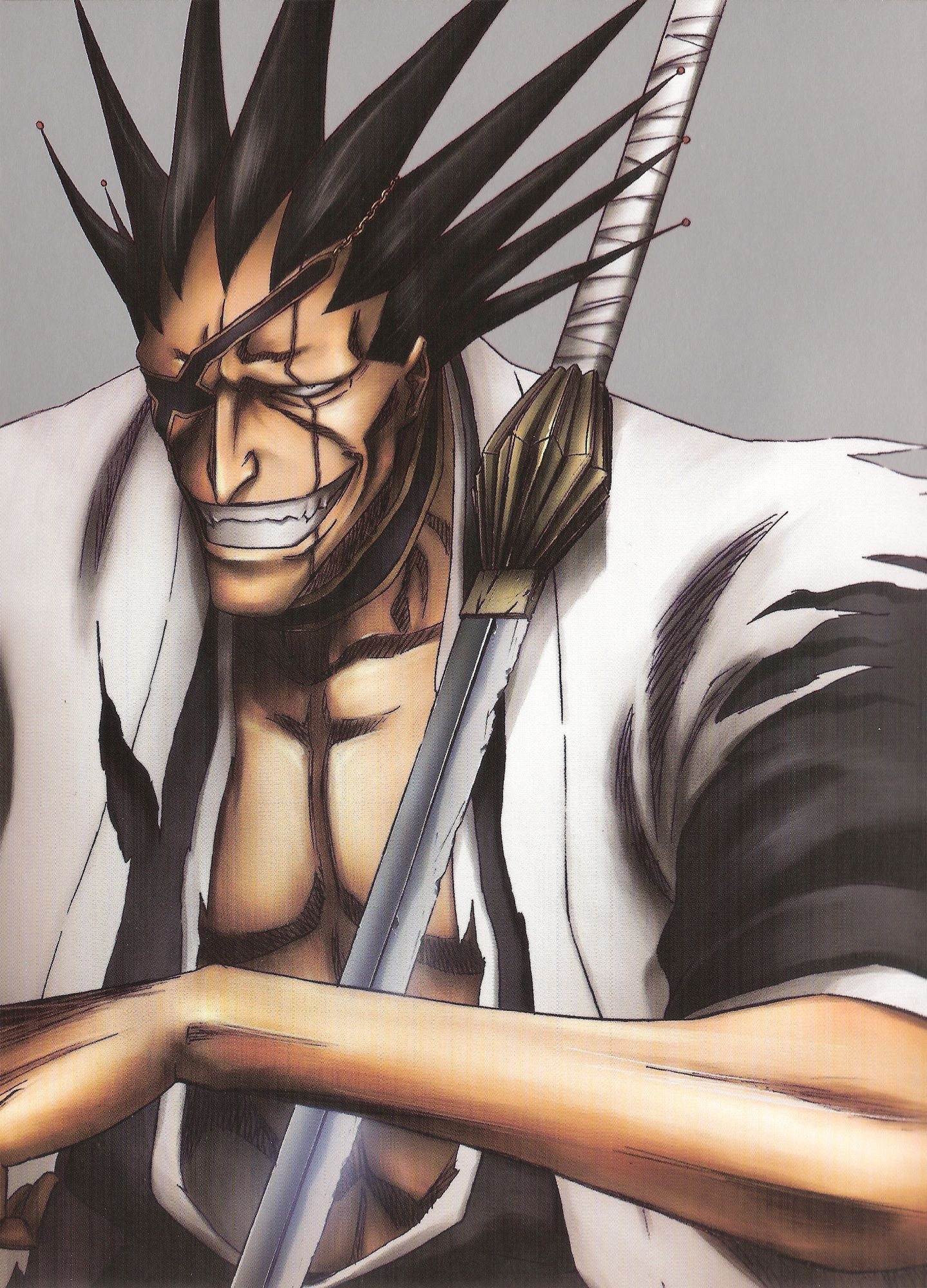 Kenpachi, Kenpachi Zaraki iPhone wallpapers, 1440x2000 HD Phone