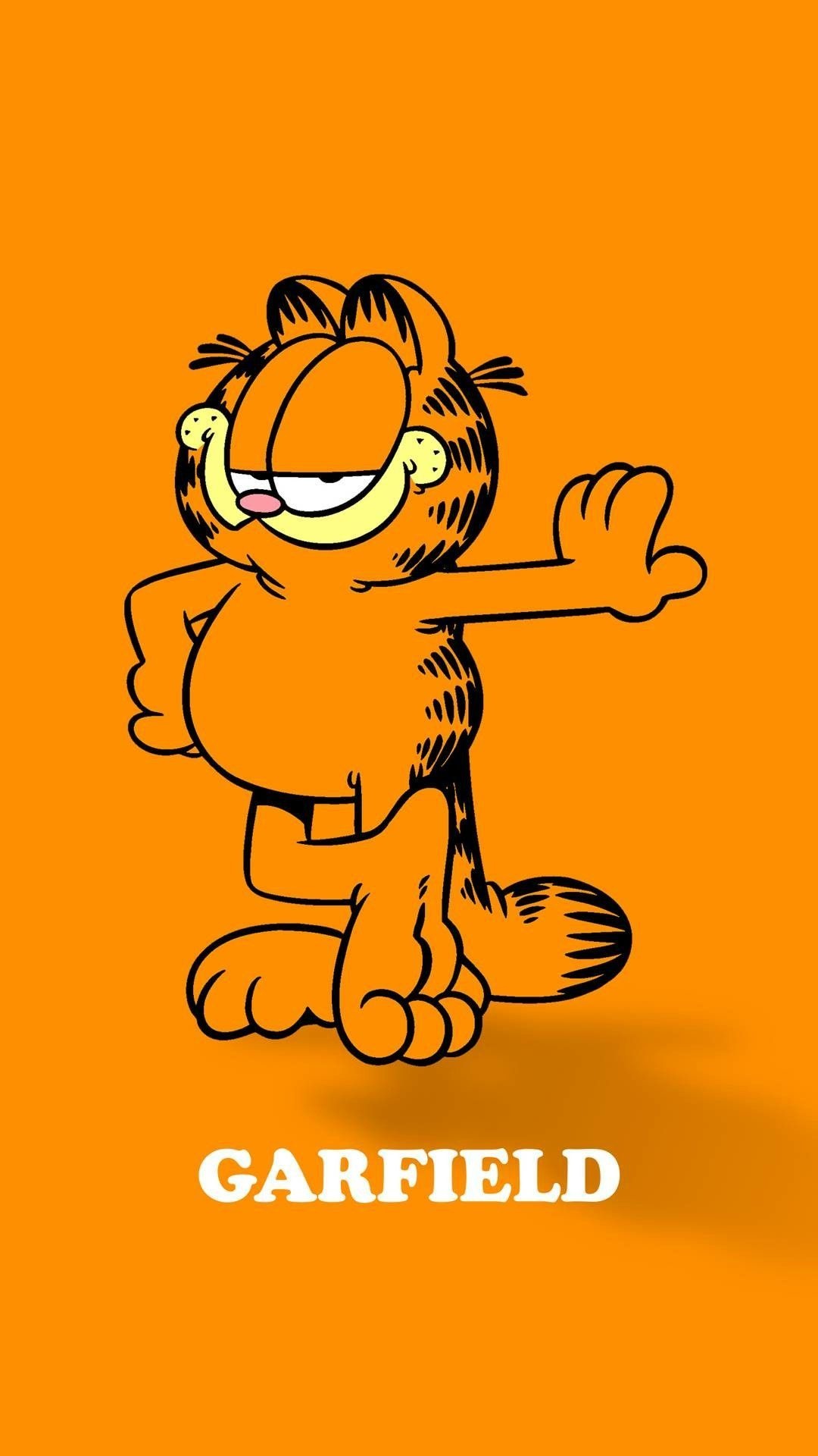 Garfield, Top Garfield wallpapers, Classic comic cat, 1080x1920 Full HD Phone