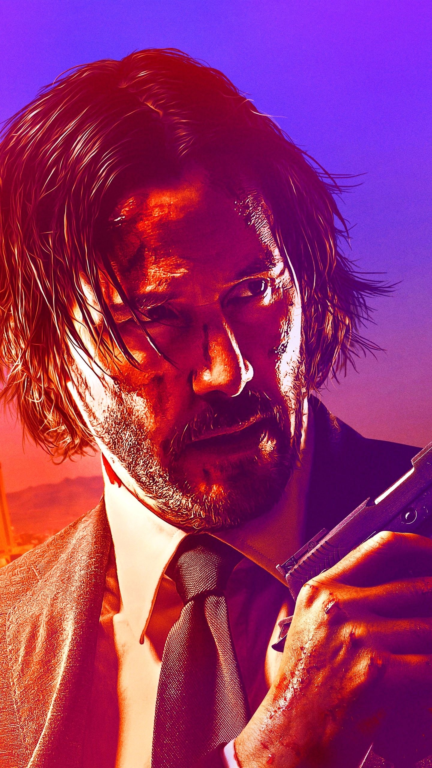 John Wick, 4k mobile, ideas, Keanu Reeves, 1440x2560 HD Phone