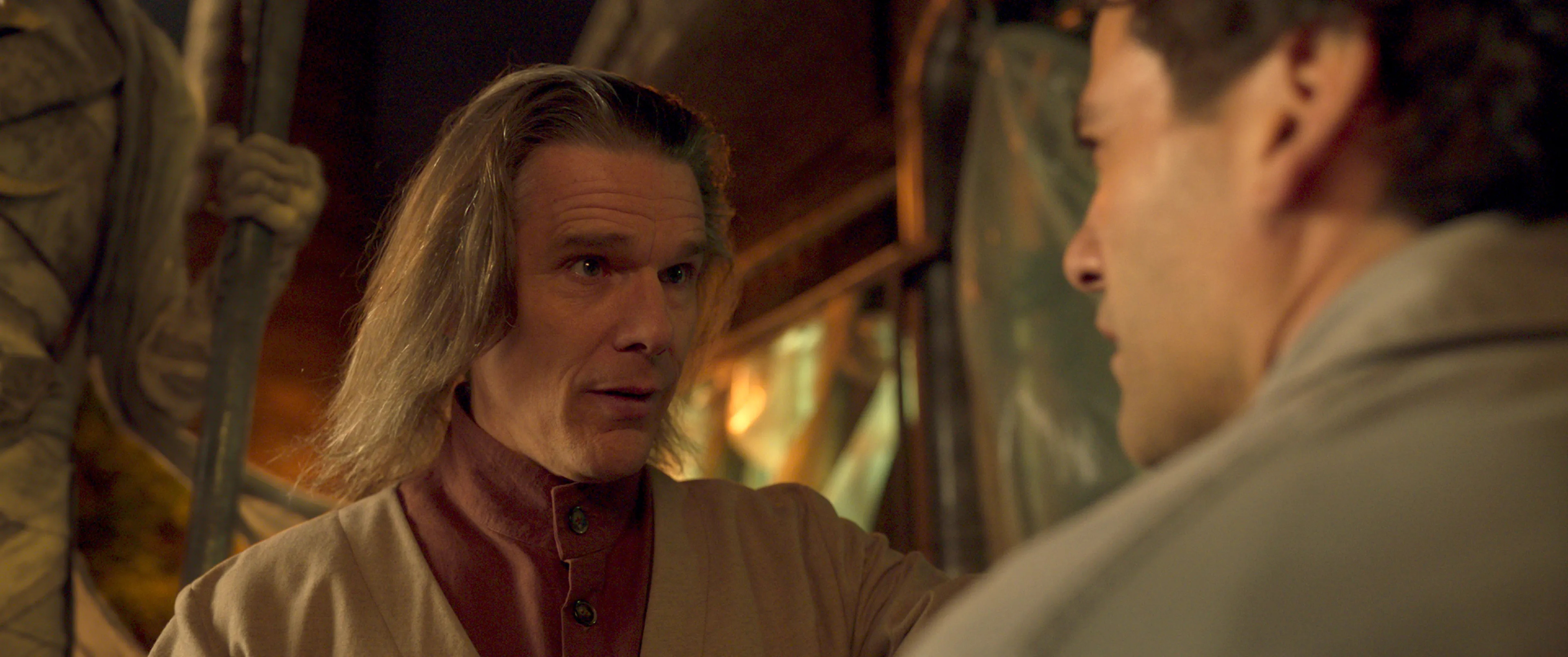 Moon Knight's Ethan Hawke, Apprehensive about Marvel project, 3840x1610 Dual Screen Desktop