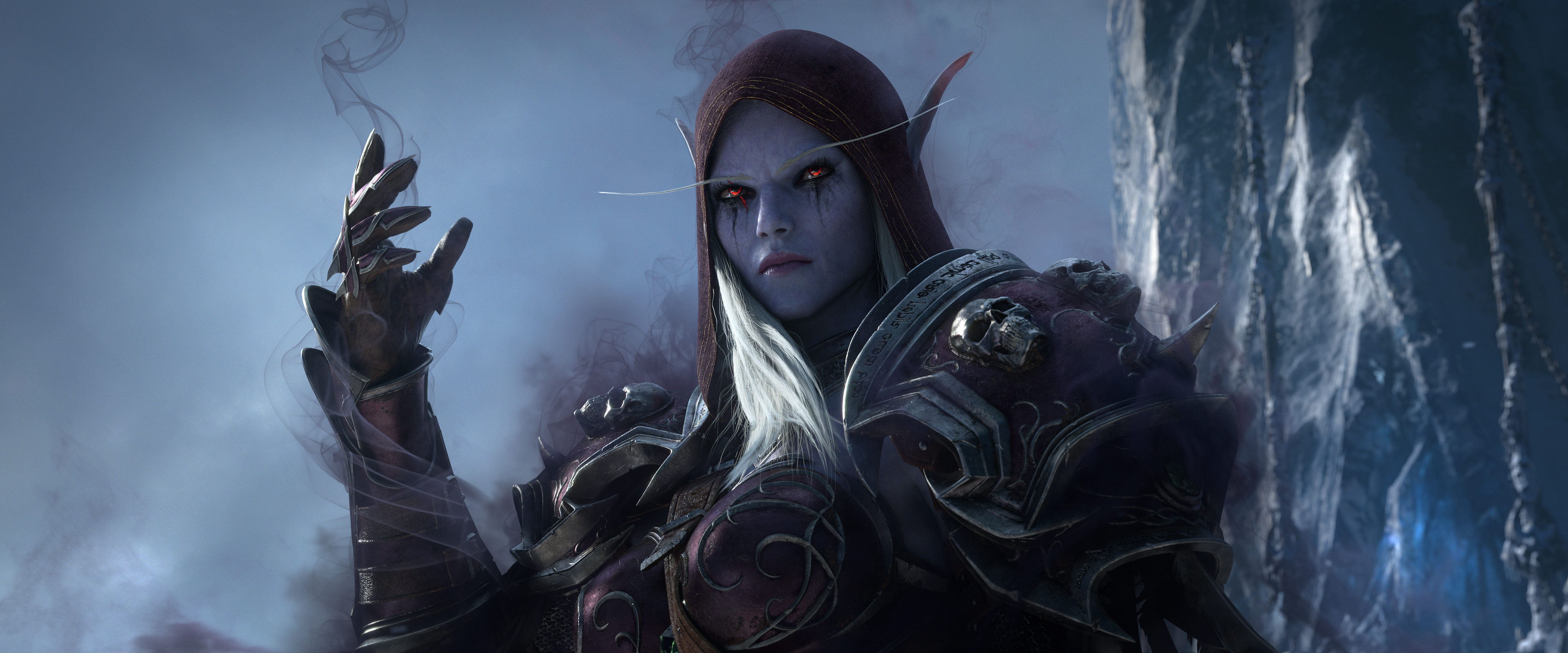 Sylvanas Windrunner, Horde (WOW) Wallpaper, 3840x1600 Dual Screen Desktop