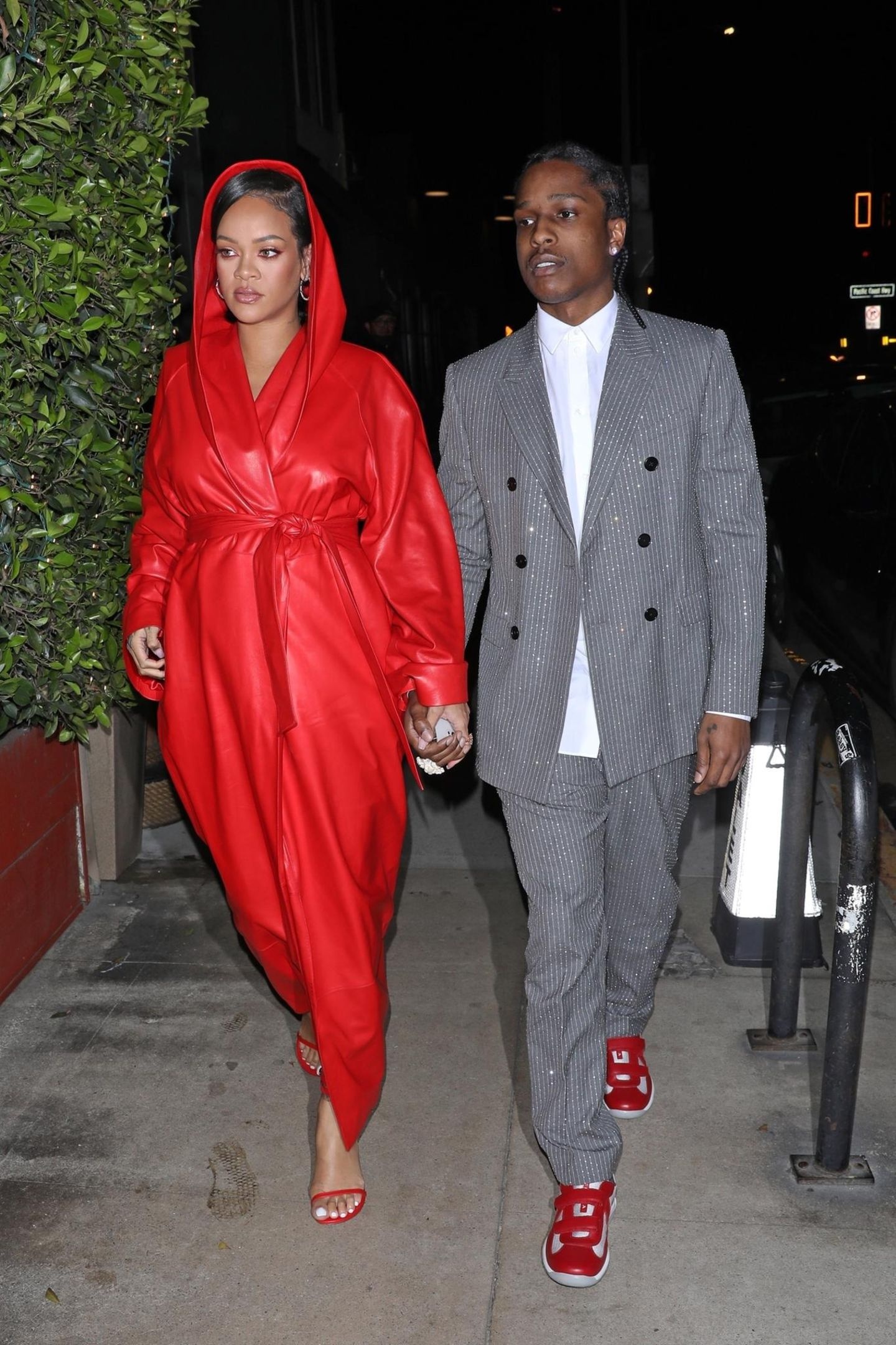 Rihanna, ASAP Rocky, Fashion looks, Style, 1440x2160 HD Phone