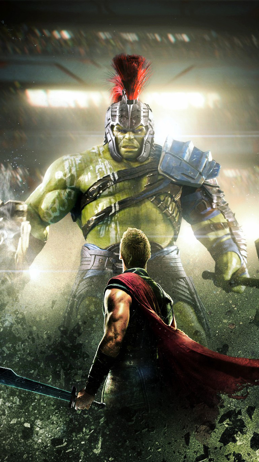 Hulk, Thor Wallpaper, 1080x1920 Full HD Phone