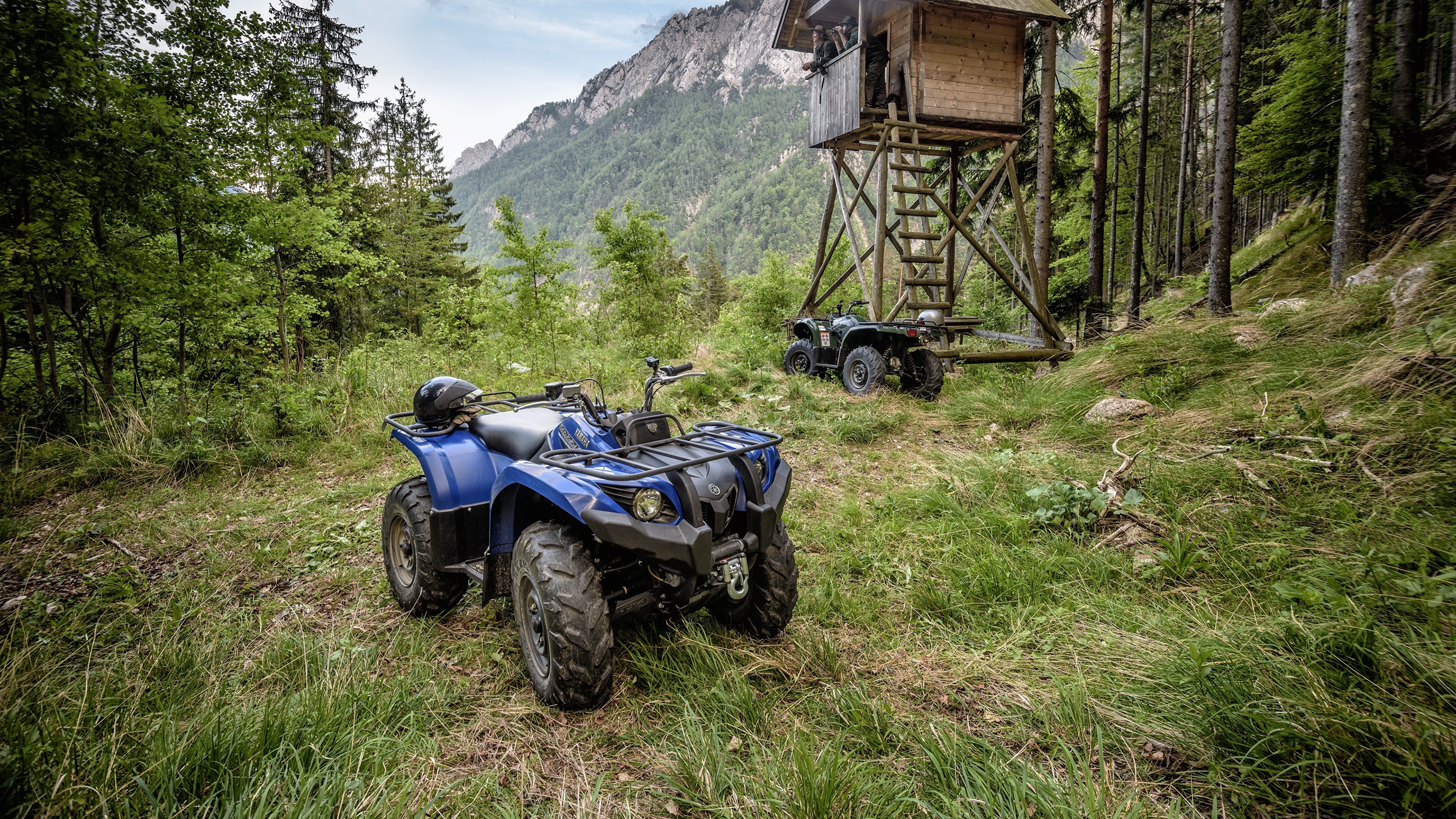 Yamaha Grizzly 700 EPS, Yamaha quad wallpapers, 3840x2160 4K Desktop