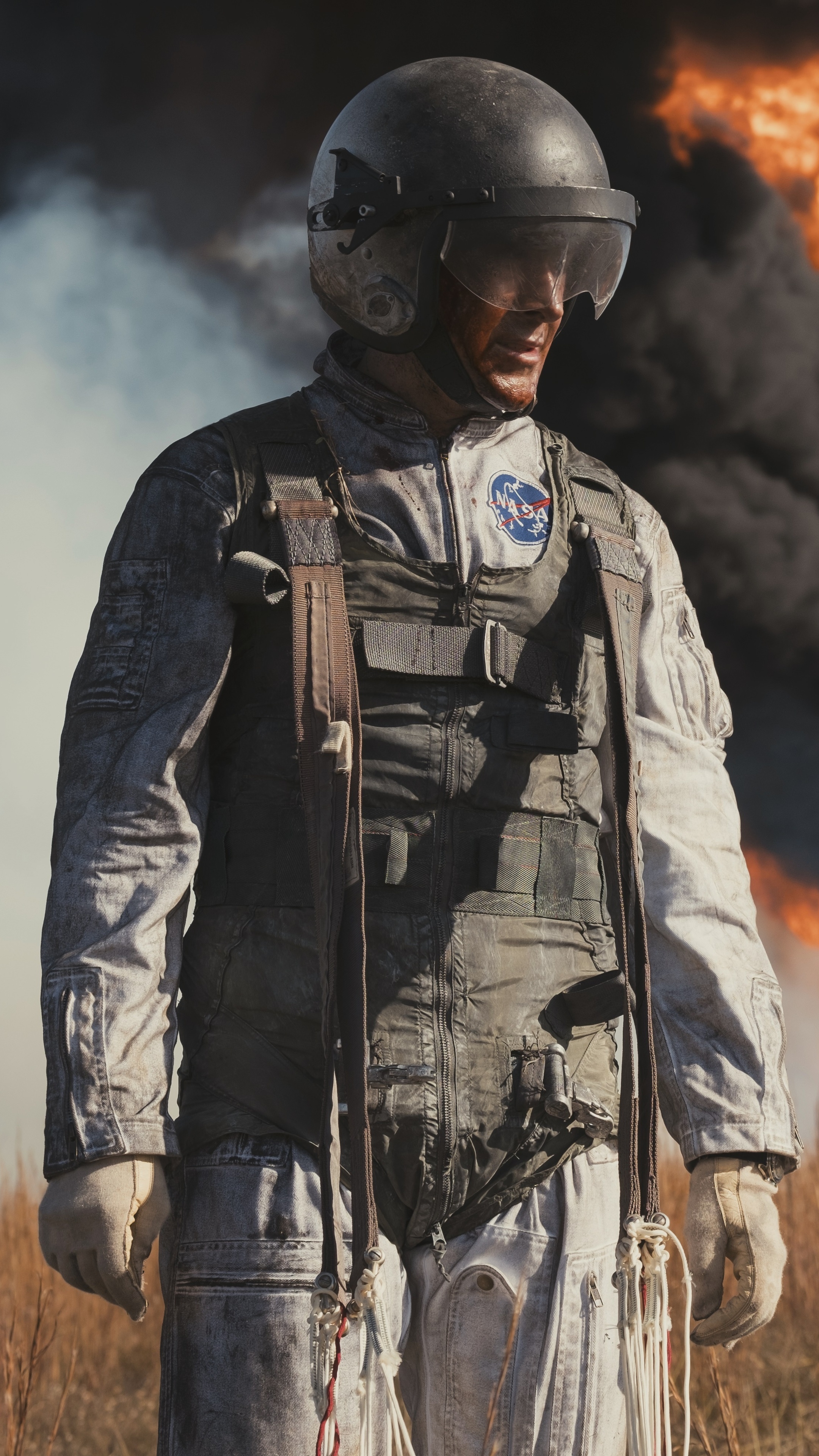 Ryan Gosling, Moon landing, Sony Xperia X, Movie stills, 2160x3840 4K Phone