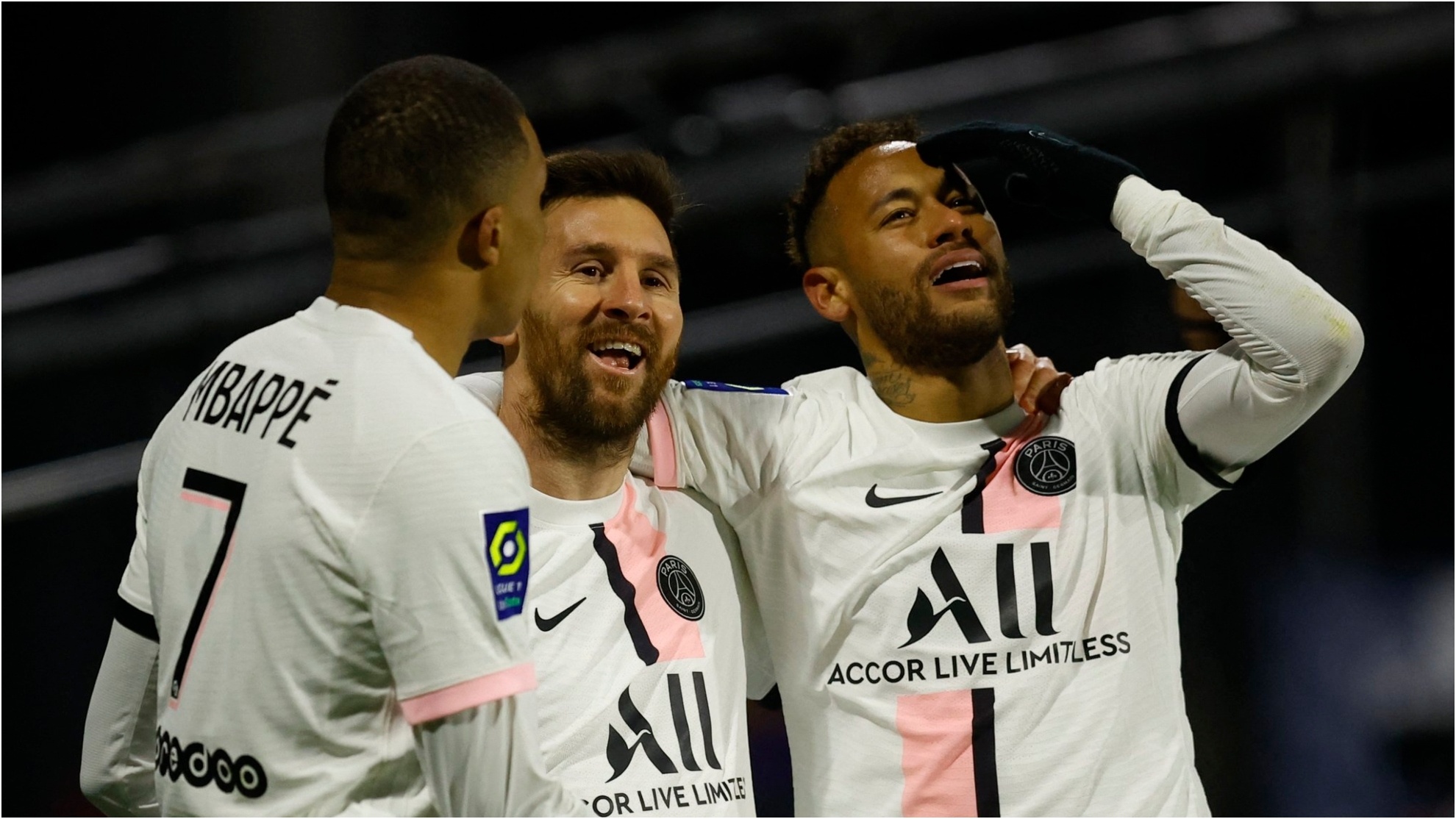 Lionel Messi, Neymar Jr, Kylian Mbappe, Paris Saint-Germain, HD Desktop wallpaper
