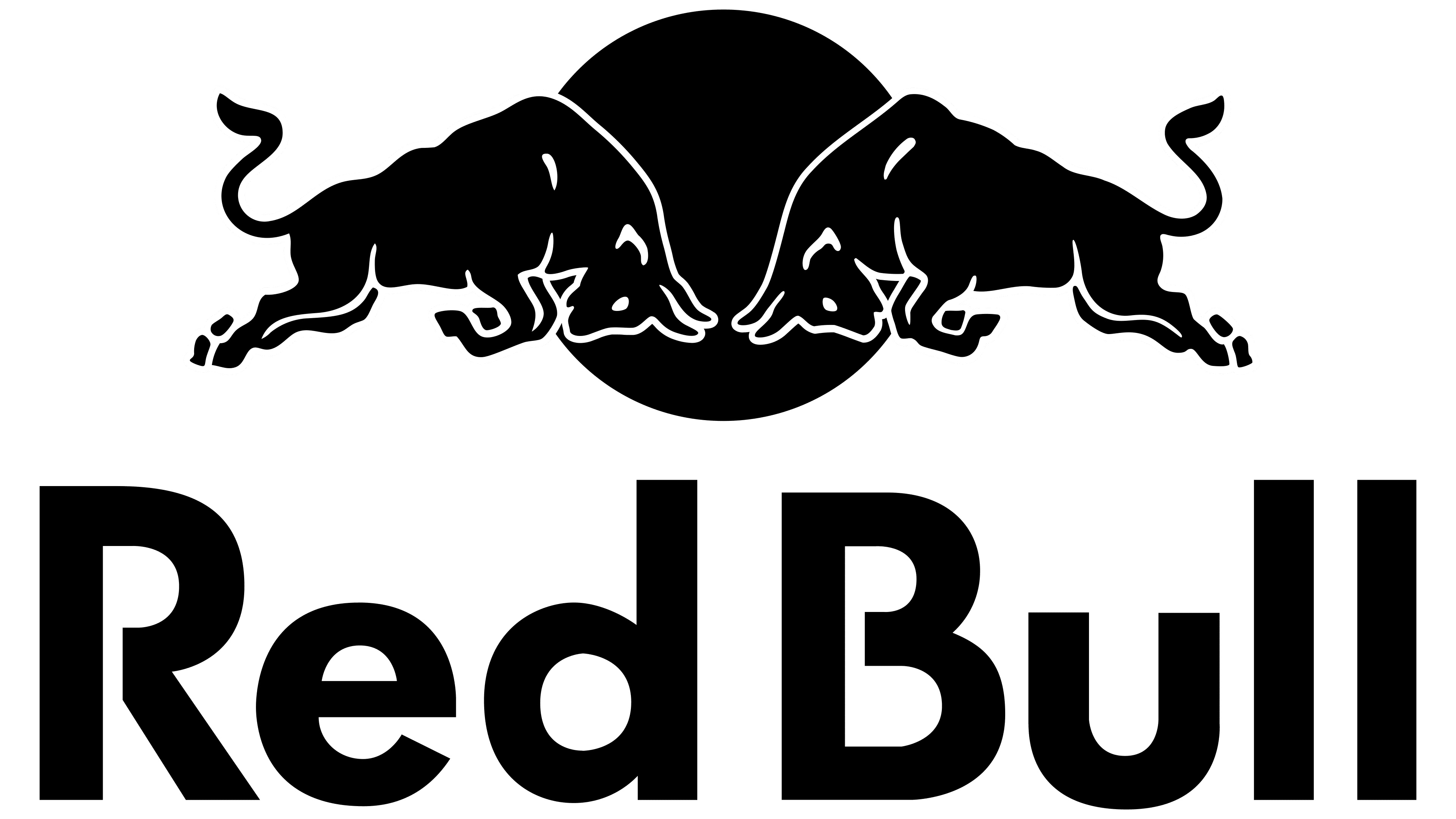 Monochrome, Red Bull Wallpaper, 3840x2160 4K Desktop