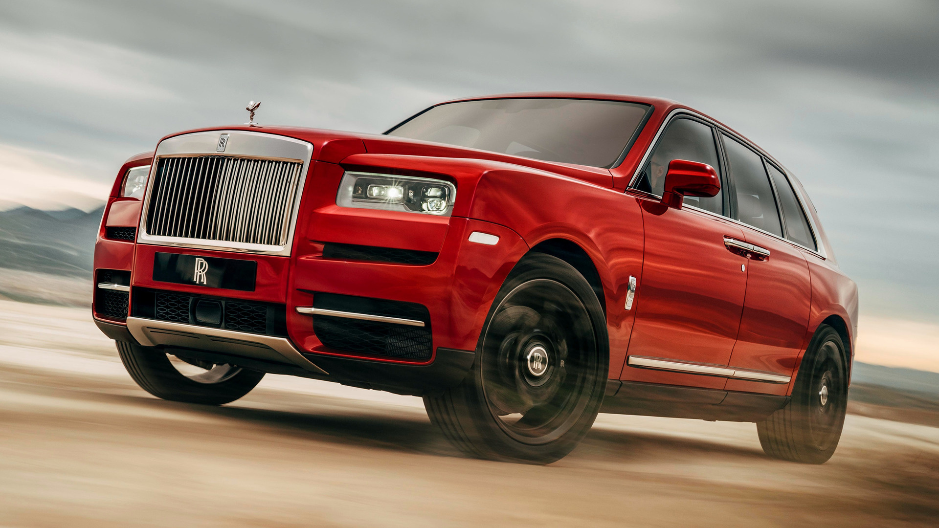 Rolls-Royce Cullinan, Luxurious SUV, Majestic presence, Unrivaled opulence, 1920x1080 Full HD Desktop