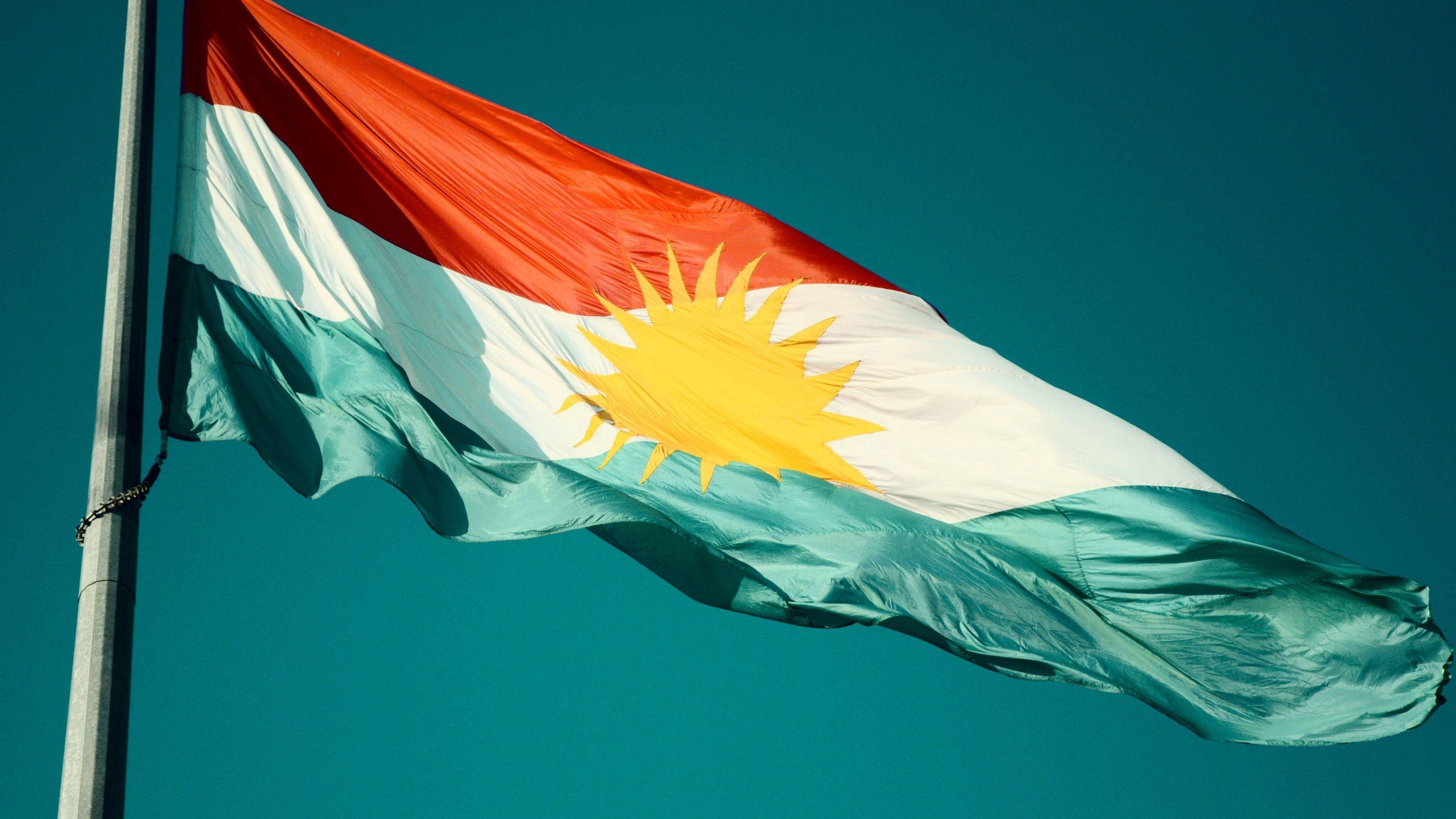 Kurdistan flag, Cultural heritage, Independence symbol, Regional identity, 3560x2000 HD Desktop