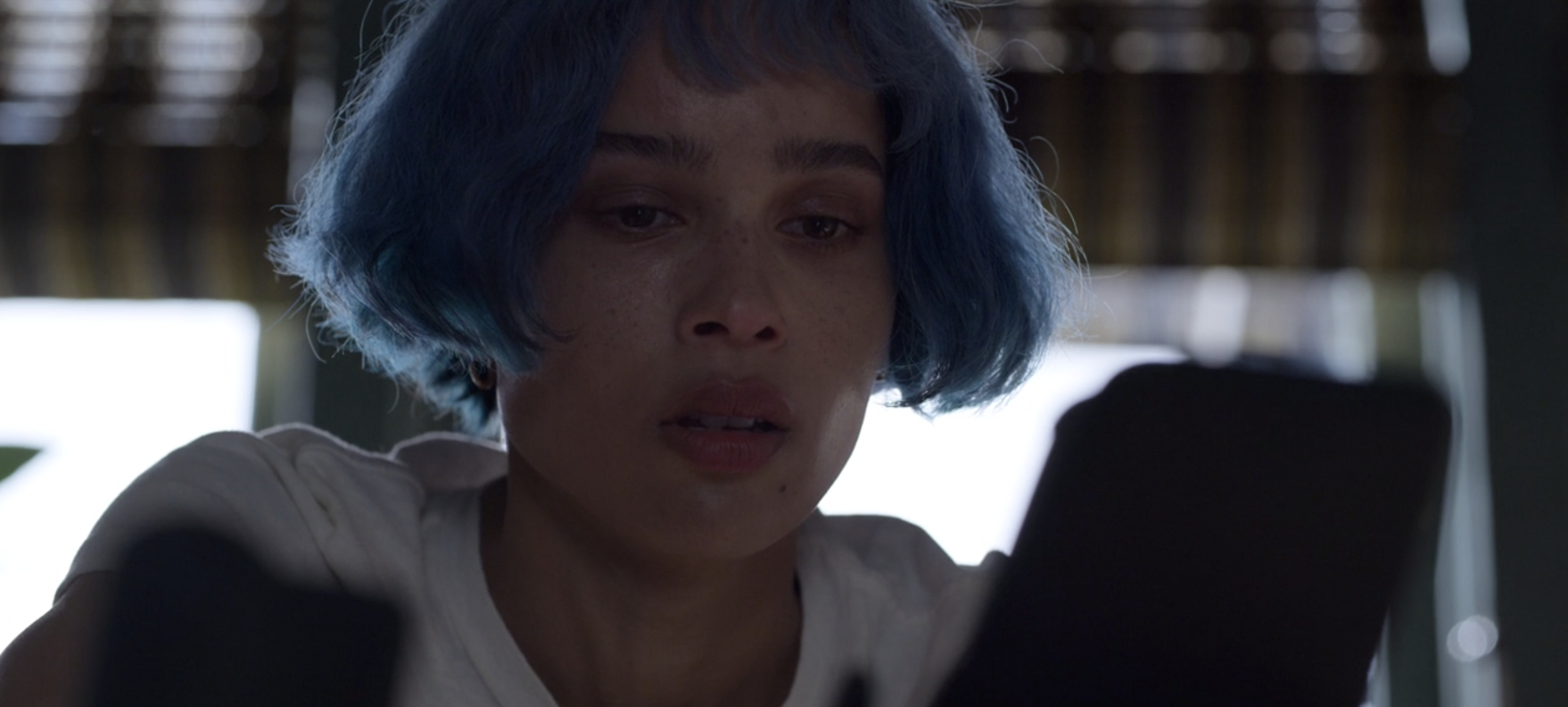 Kimi movie 2022, Glitter Magazine, Zoe Kravitz, Trailer, 2950x1330 Dual Screen Desktop