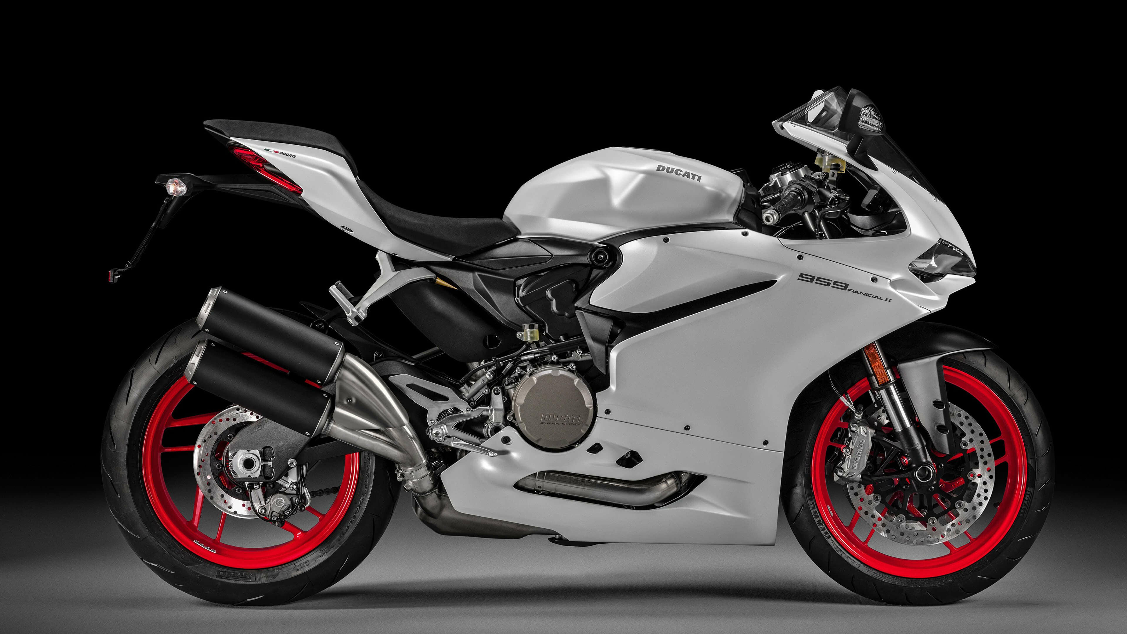 Ducati 959 Panigale, Auto enthusiast, Sleek design, Powerful performance, 3840x2160 4K Desktop