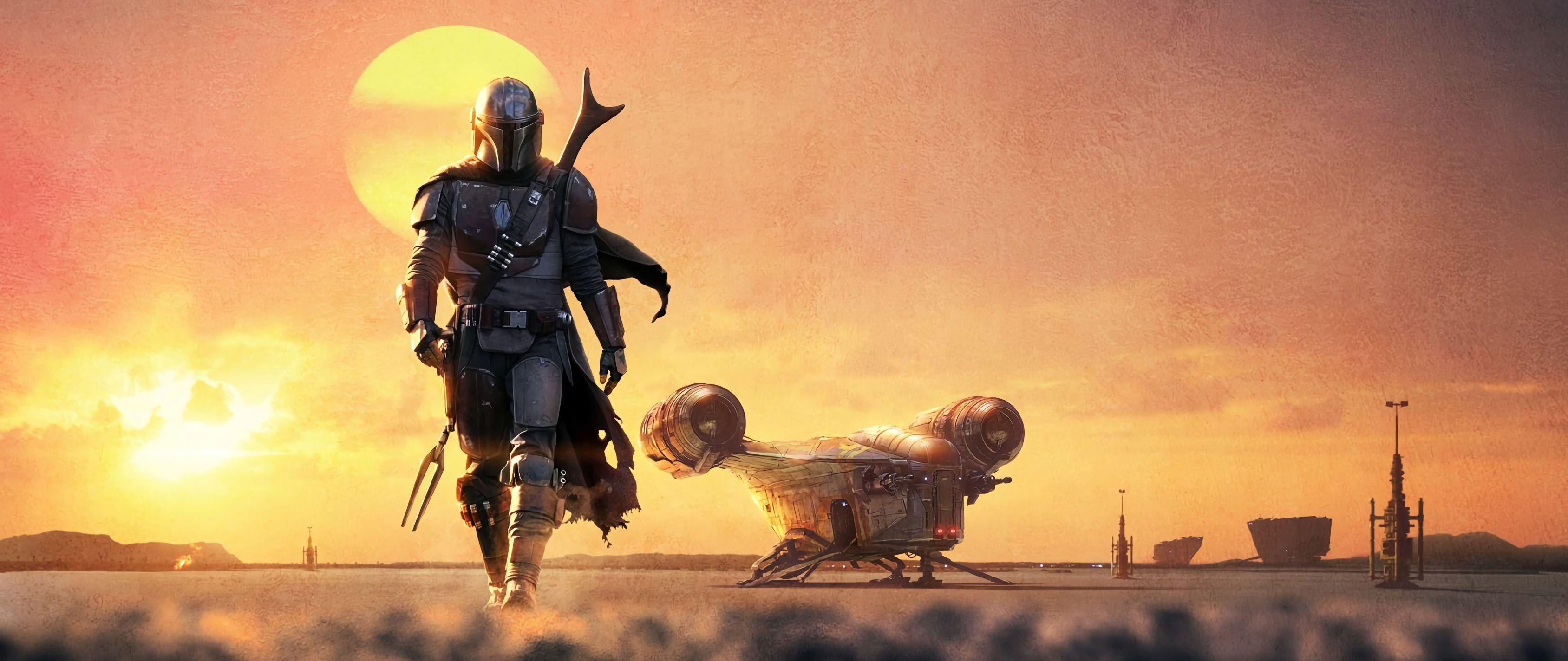 Mandalorian dual screen wallpapers, Top free, 3380x1430 Dual Screen Desktop