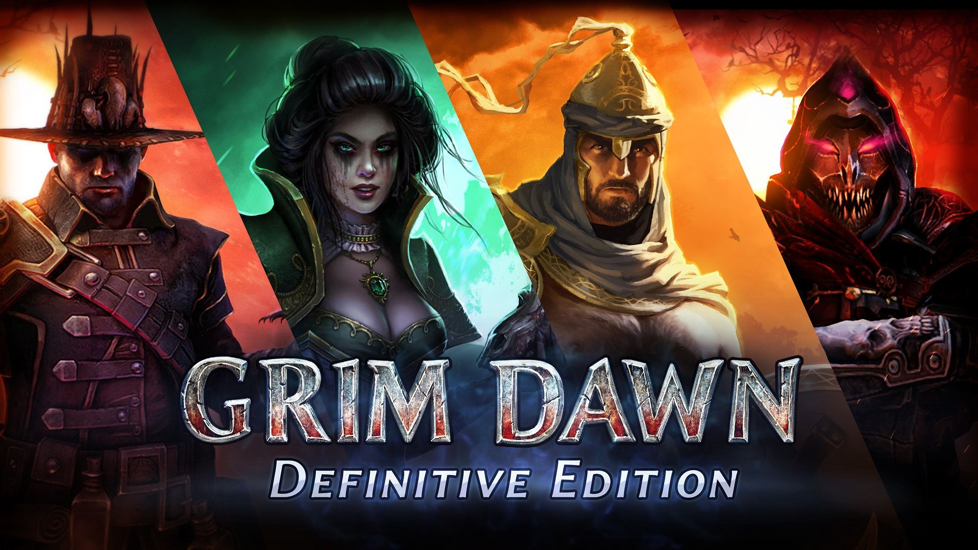 Grim Dawn, Detailed wallpapers, Intricate design, Gaming aesthetics, 1920x1080 Full HD Desktop