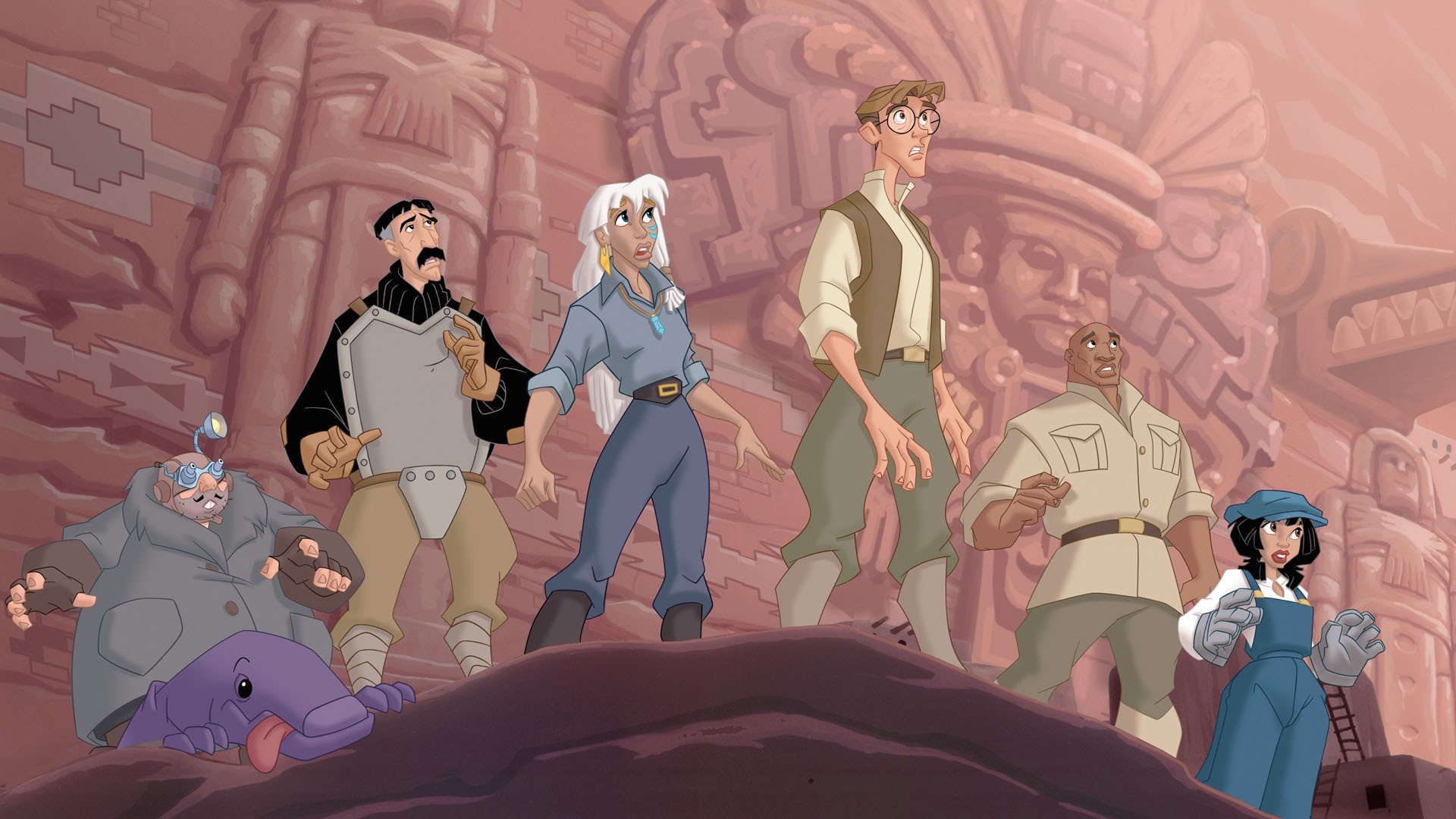 Atlantis: The Lost Empire, Atlantis Milos Return film D23, 1920x1080 Full HD Desktop