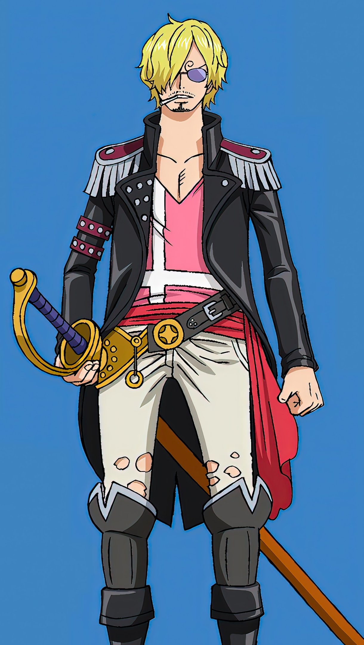 Sanji, One Piece Film: Z, golden hilt cutlass, HD Phone wallpaper