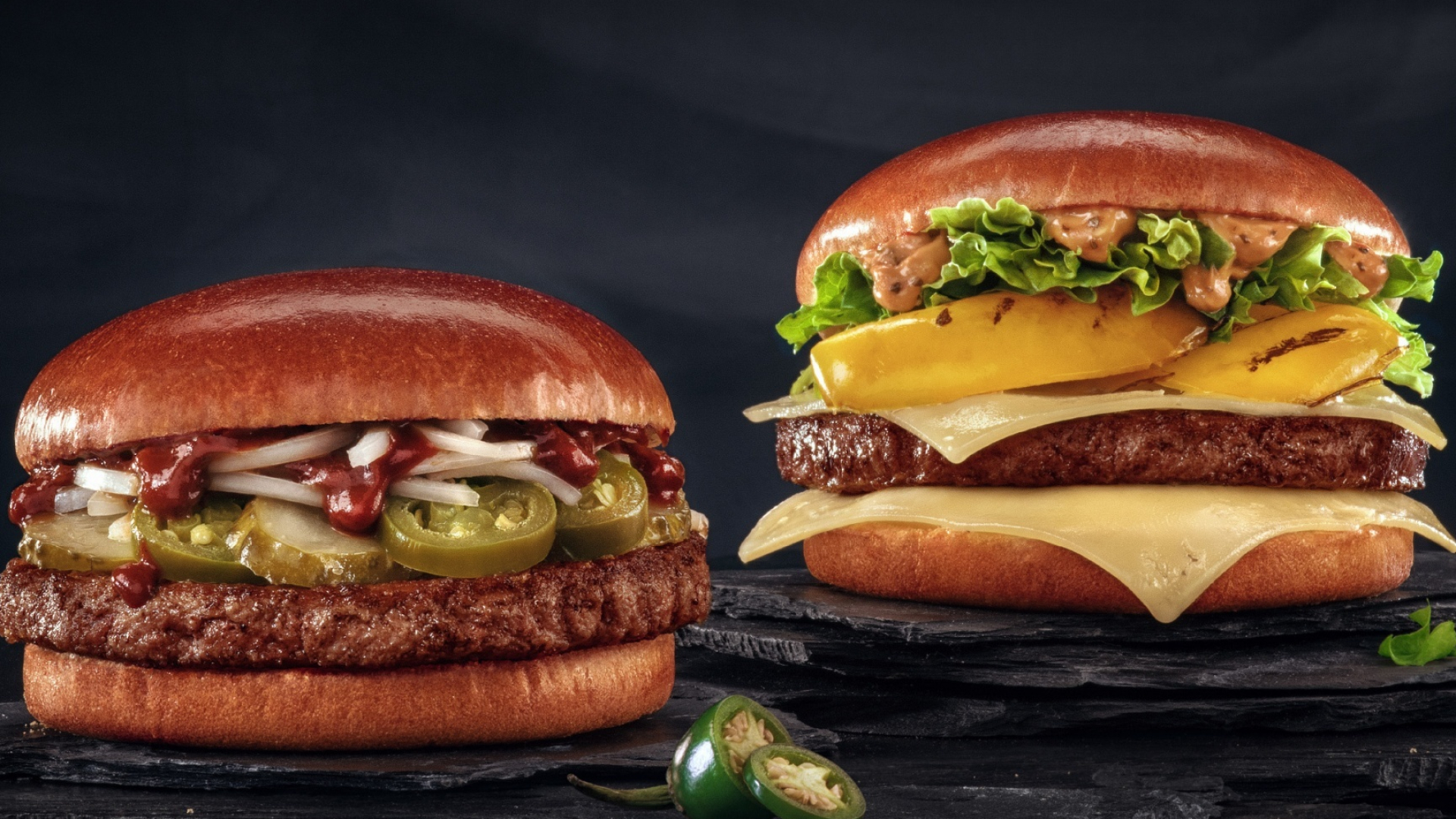 Ultimate burger bliss, Gourmet indulgence, Mouthwatering creation, Visual delight, 1920x1080 Full HD Desktop