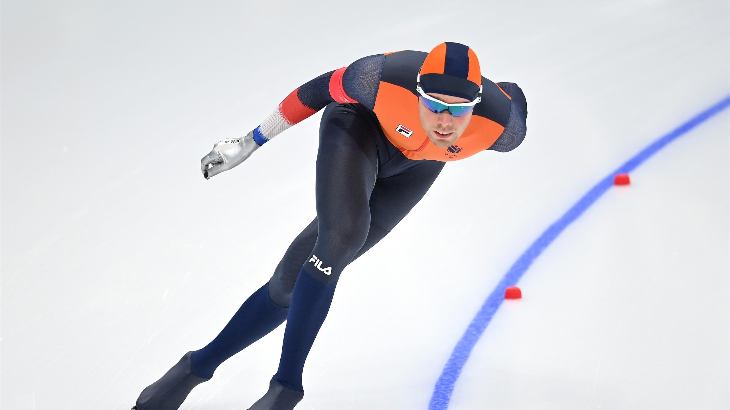 Winter Olympics, Nils van der poel, 5000m speed, New record, 2560x1440 HD Desktop