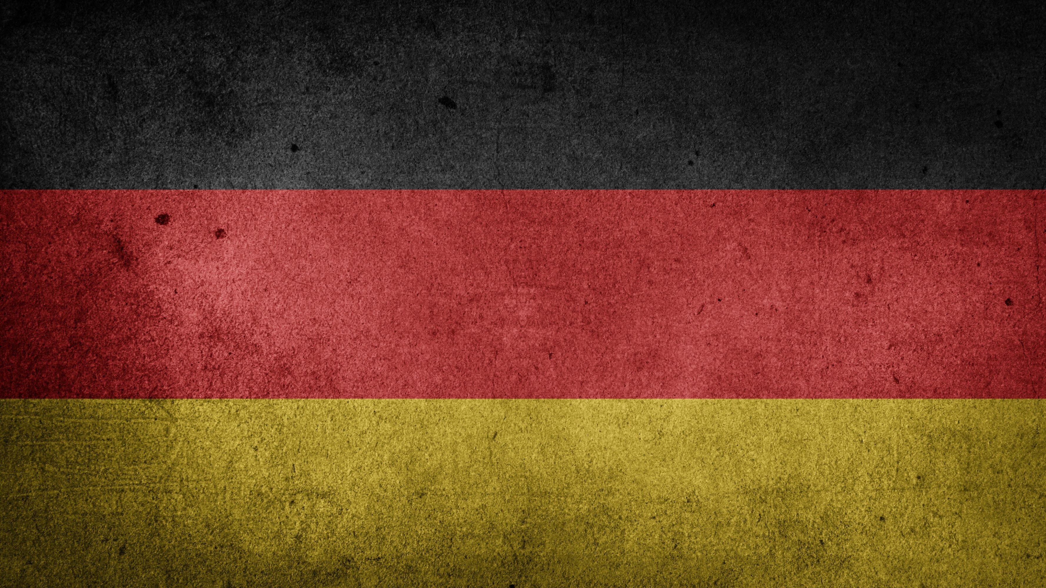 Flag of Germany, National symbol, Grunge texture, Patriotic wallpaper, 3560x2000 HD Desktop