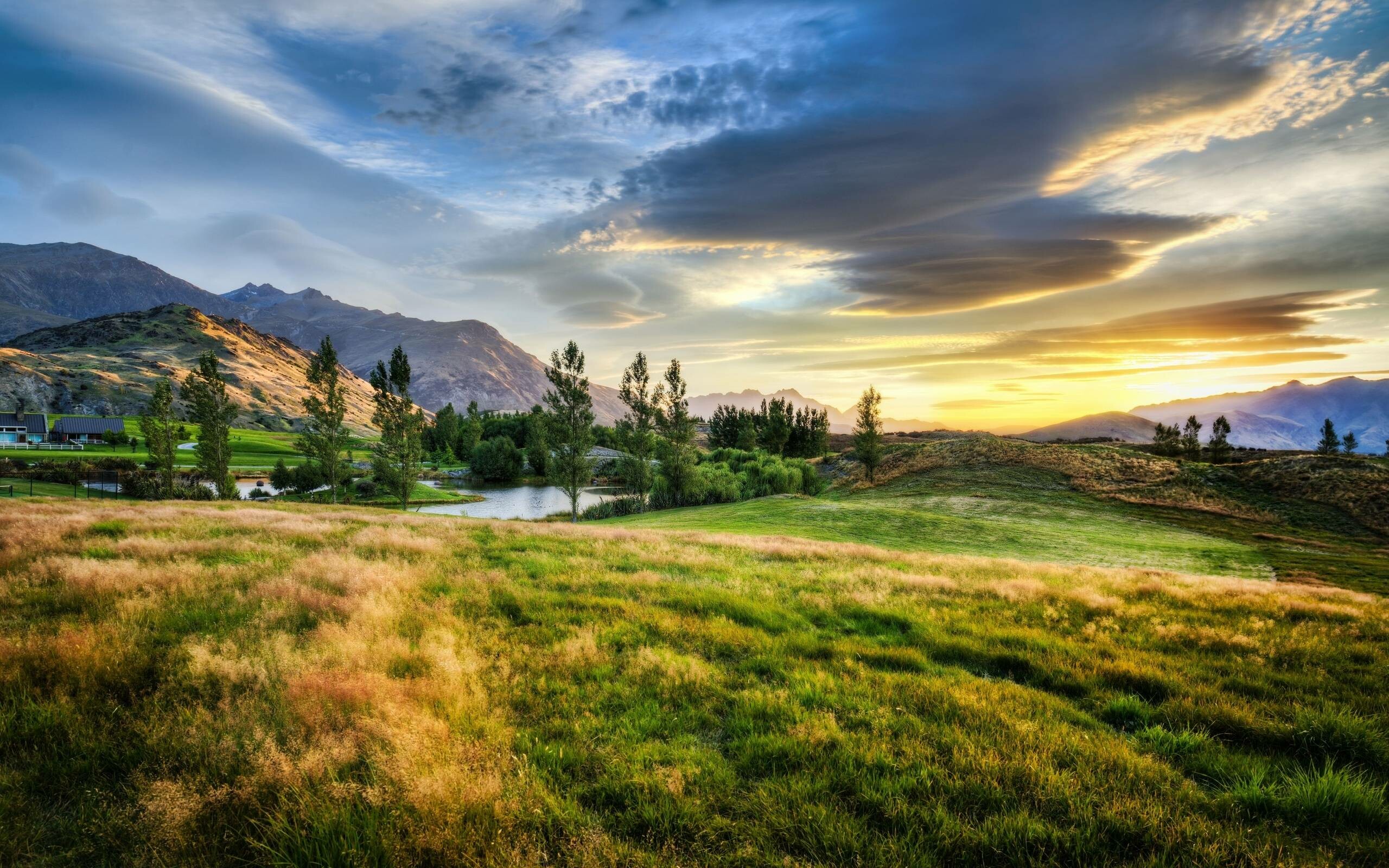 New Zealand landscape, Stunning vistas, Untouched beauty, Scenic wonders, 2560x1600 HD Desktop