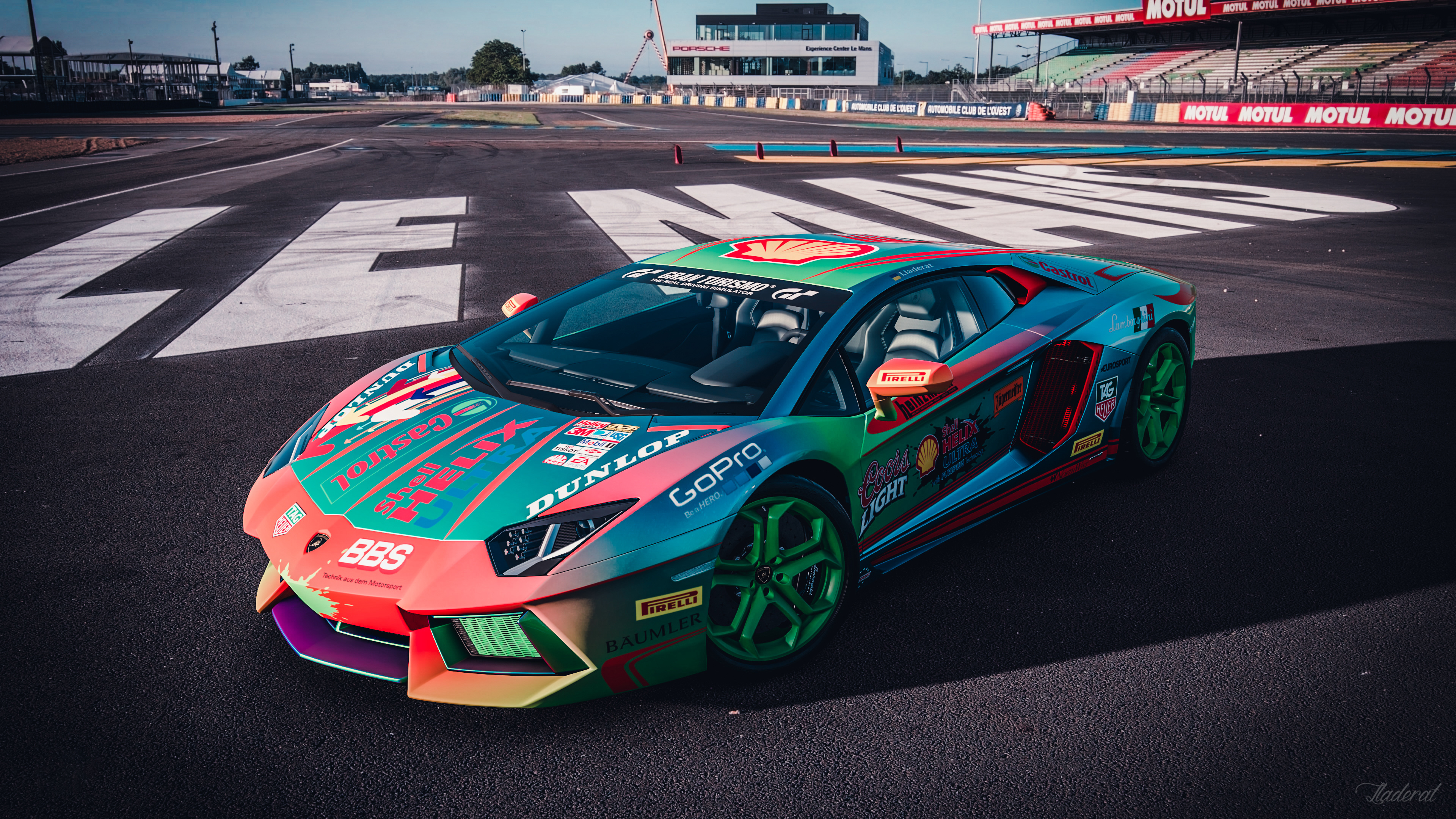 Lamborghini Huracan, Le Mans Wallpaper, 3840x2160 4K Desktop