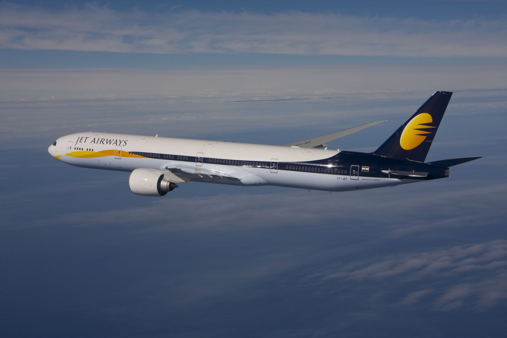 Jet Airways, Increase capacity, Mumbai Amsterdam route, Boeing 777 aircraft, 2000x1340 HD Desktop