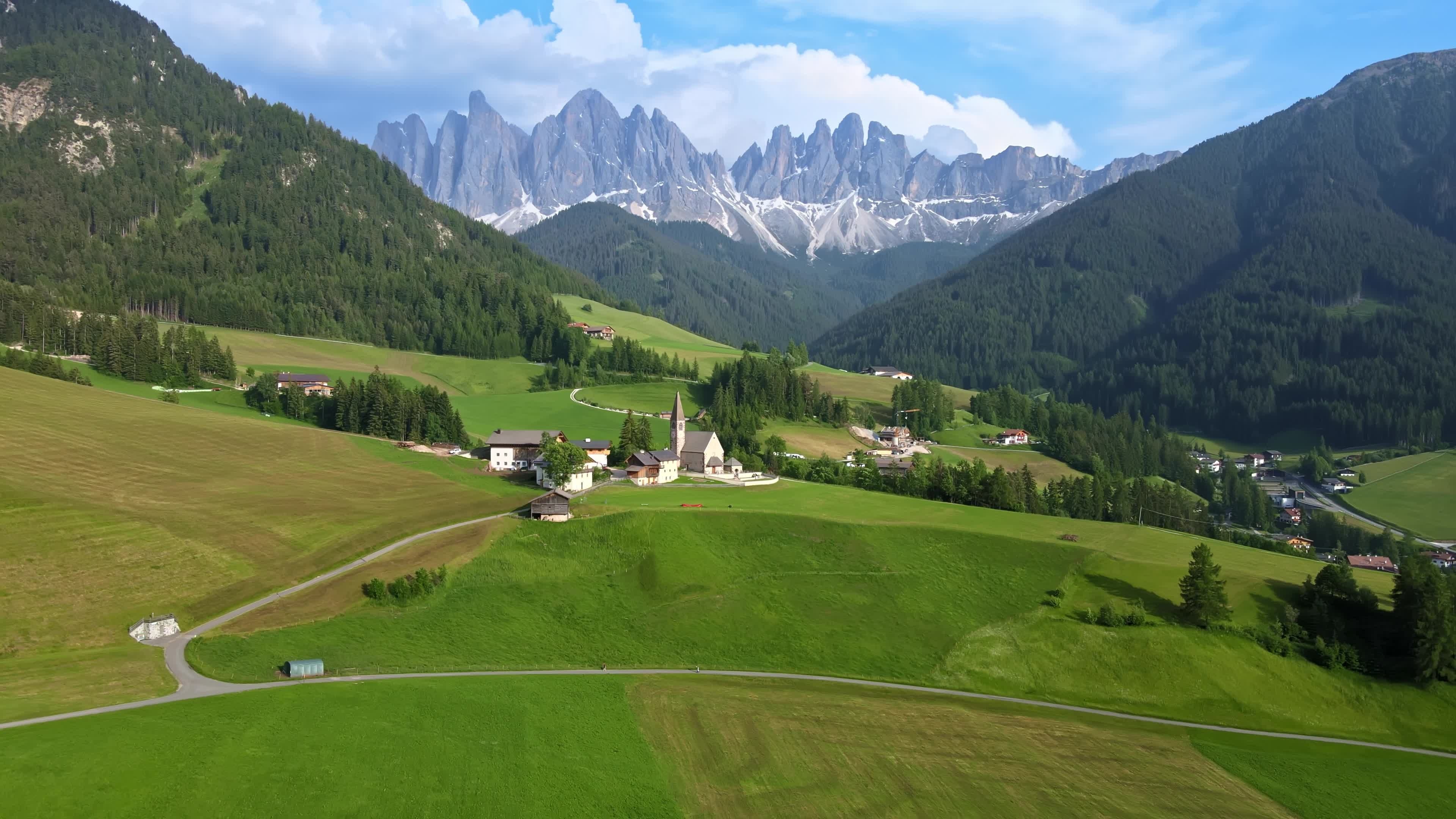 Val di Funes, Landscapes Wallpaper, 3840x2160 4K Desktop