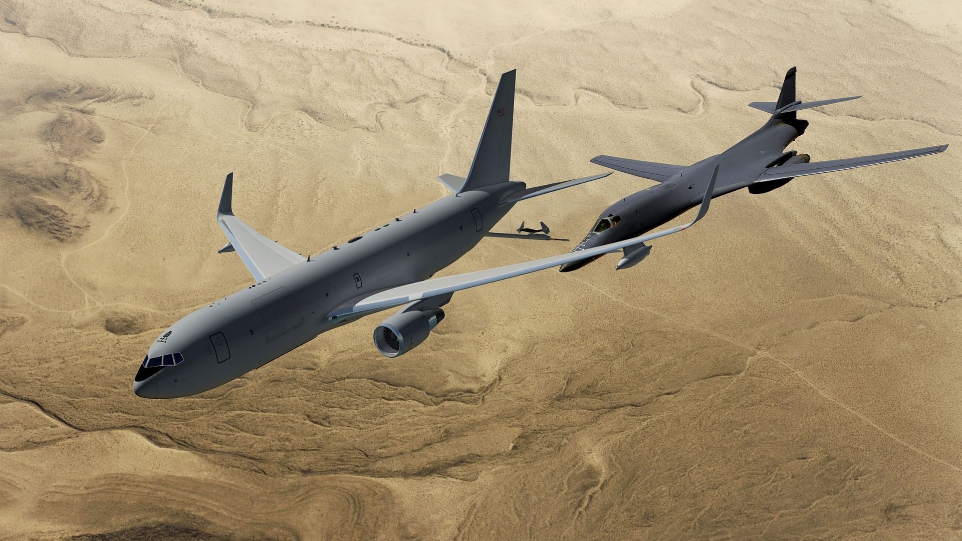 KC-46 Extender, Boeing KC-46, 1920x1080 Full HD Desktop