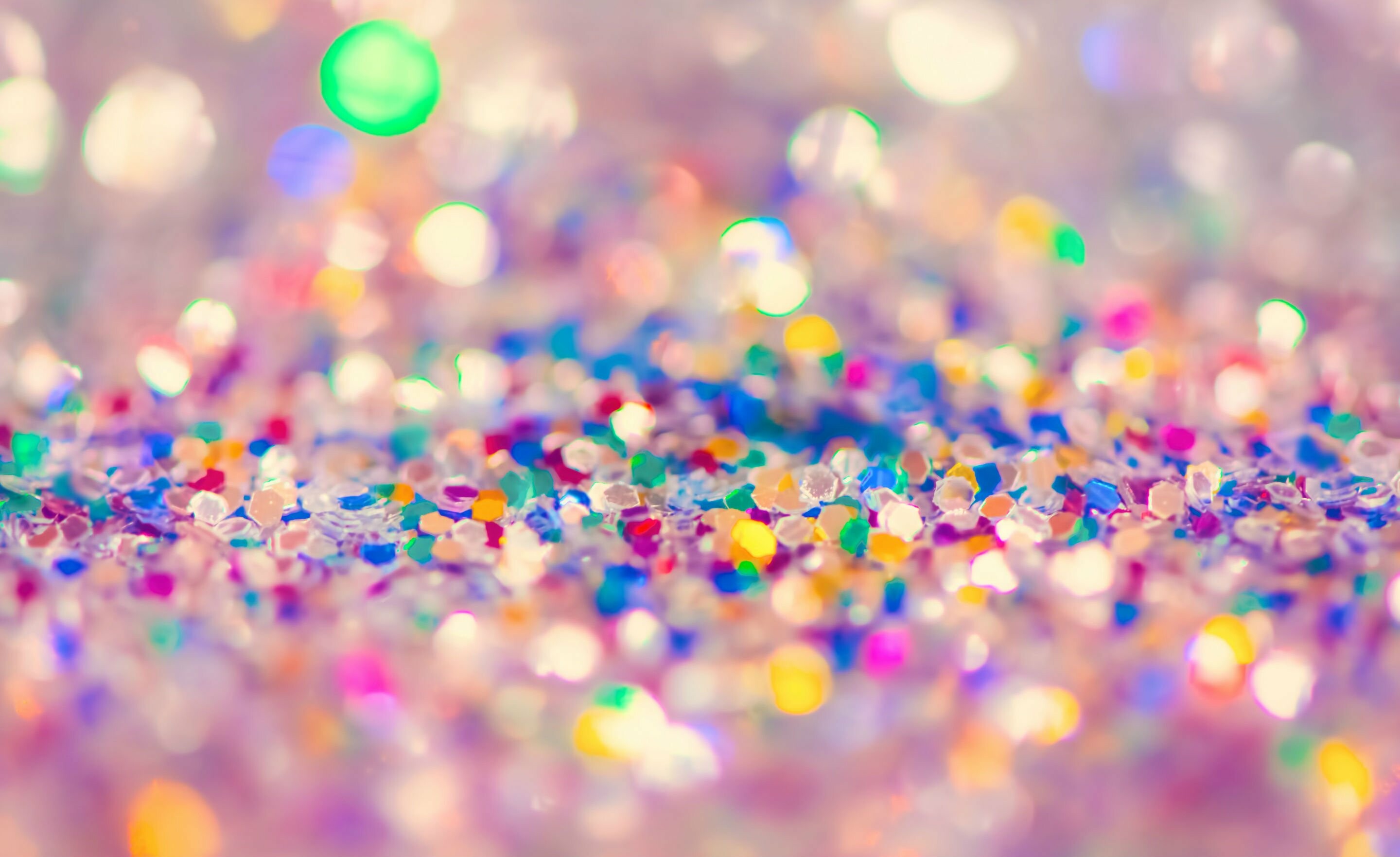 Psychedelic sparkle, Abstract bliss, Mesmerizing bokeh, Vibrant abstraction, 2880x1770 HD Desktop