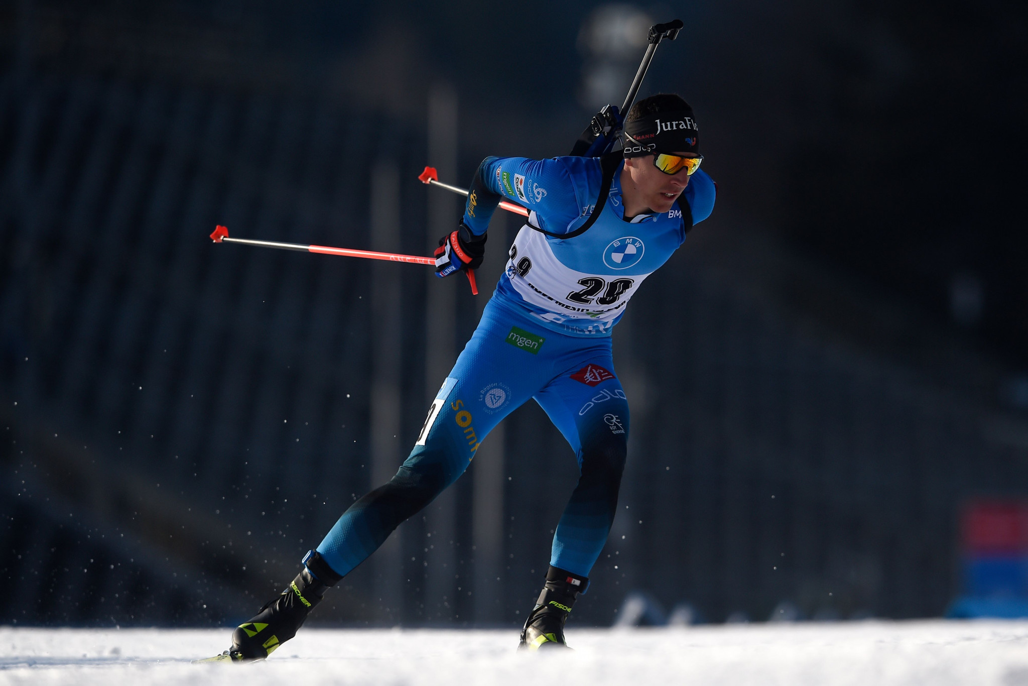 Quentin Fillon Maillet, Sprint win, IBU biathlon world cup, 2050x1370 HD Desktop