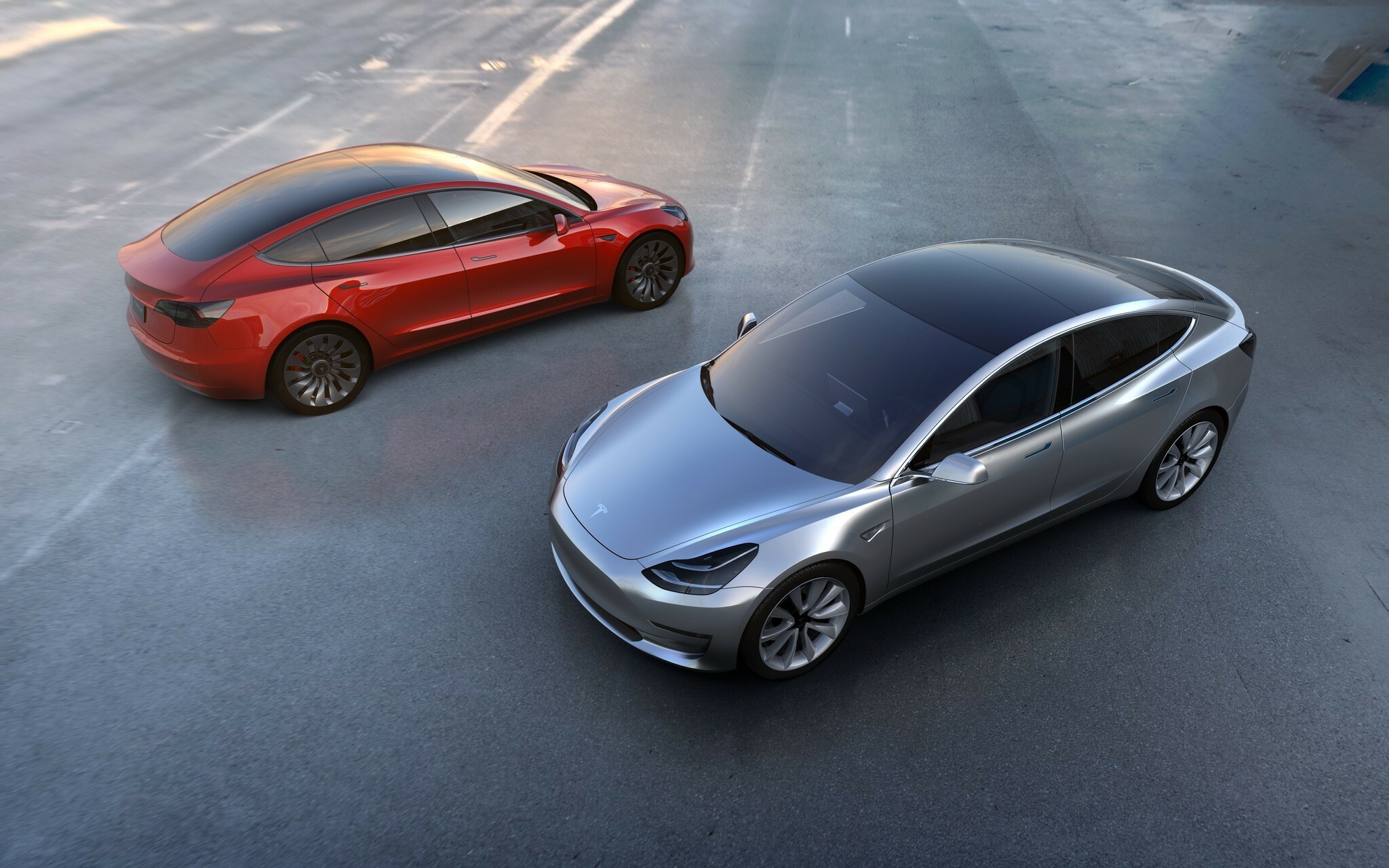 Model Y and Model 3, Tesla Model Y Wallpaper, 2050x1280 HD Desktop