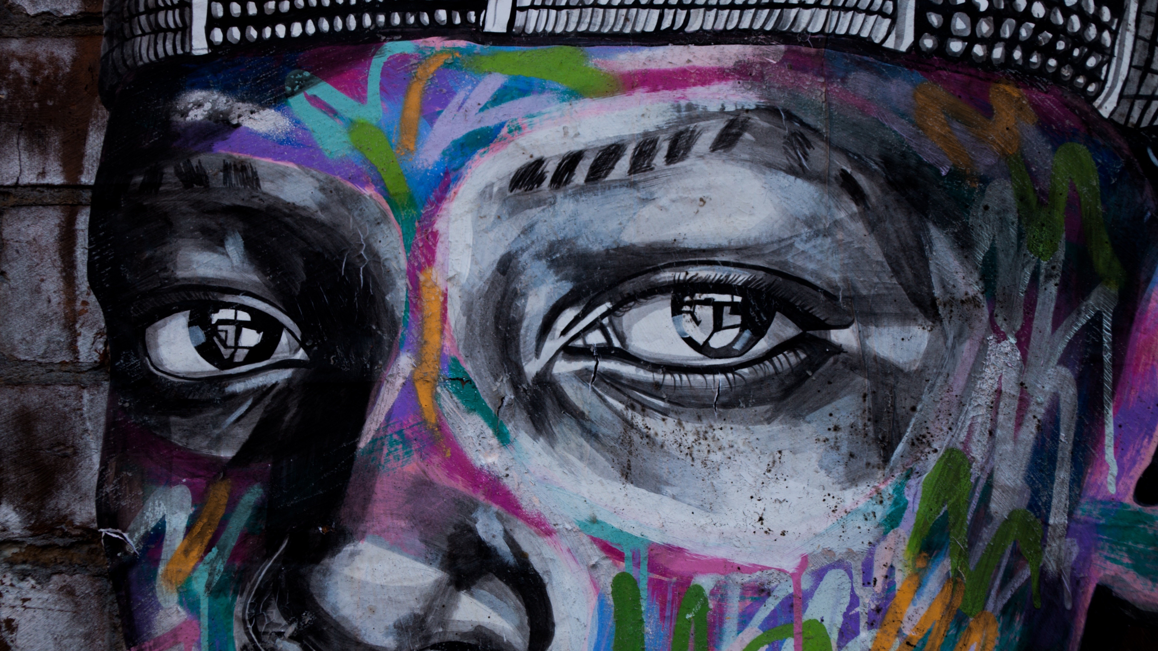 Street Art, Urban graffiti, Expressive creativity, Colorful masterpieces, 3840x2160 4K Desktop