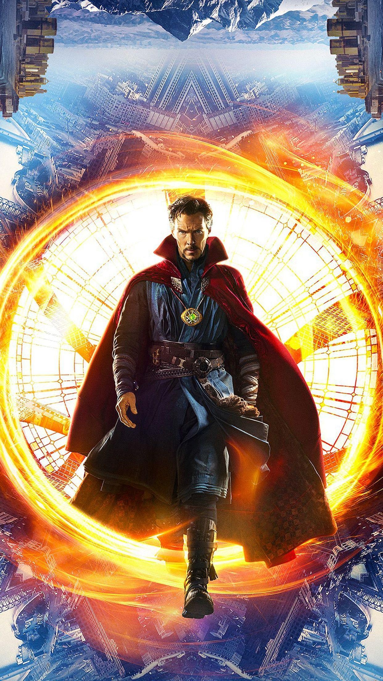 Doctor Strange, HD 4K wallpapers, Laptop backgrounds, Superhero fan art, 1250x2210 HD Phone