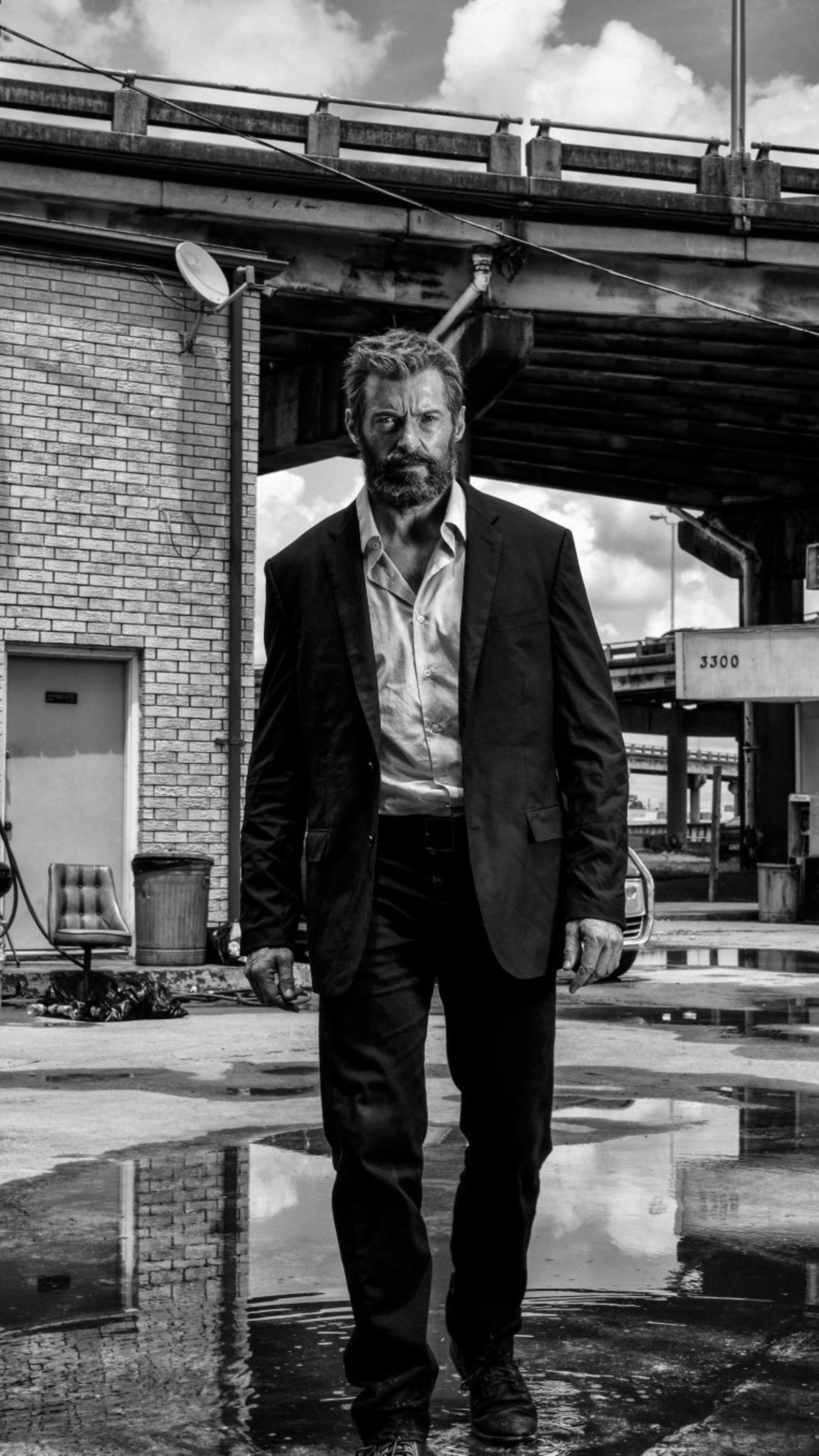 Logan, 2017, Hugh Jackman, Suit, Sony Xperia wallpapers, 2160x3840 4K Phone